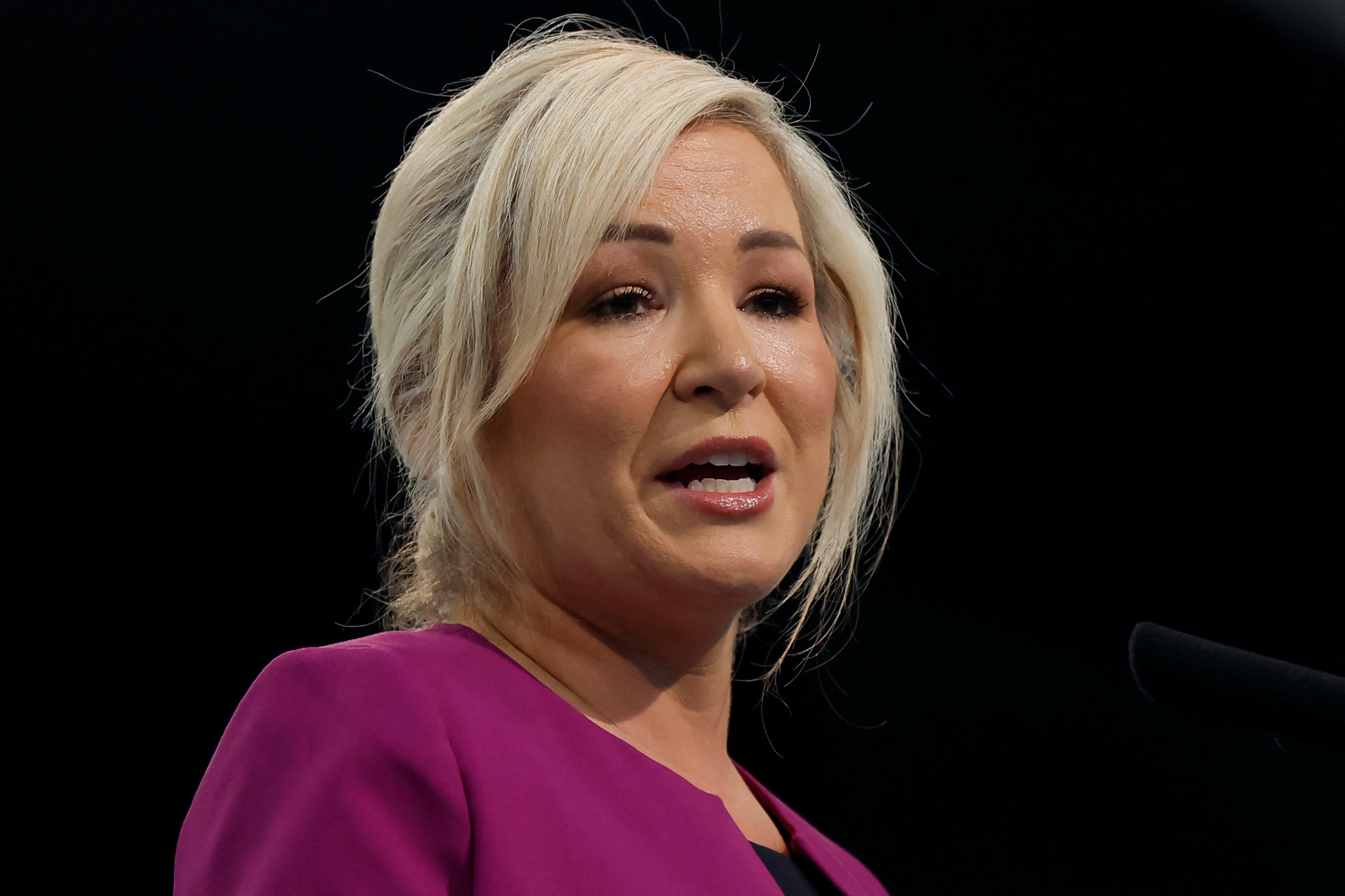 Sinn Fein Vice President and First Minister of Northern Ireland Michelle O'Neill