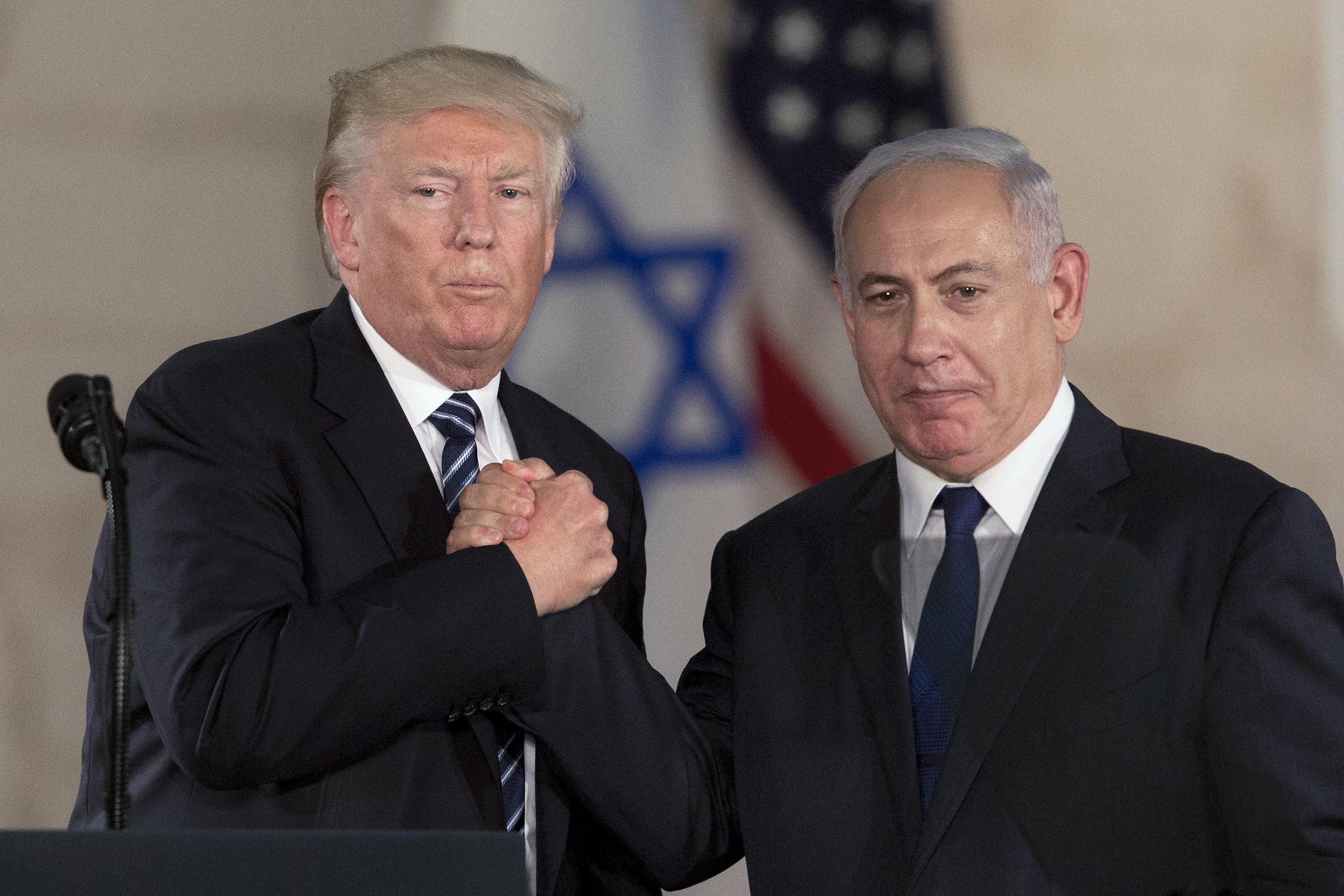 President Donald Trump and Israeli Prime Minister Benjamin Netanyahu