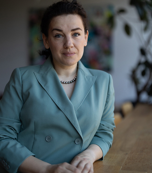 Lesia Orobets has told her teenage daughters they ‘need’ to have military skills, amid fears of increased conflicts in the future [Courtesy: Lesia Orobets]