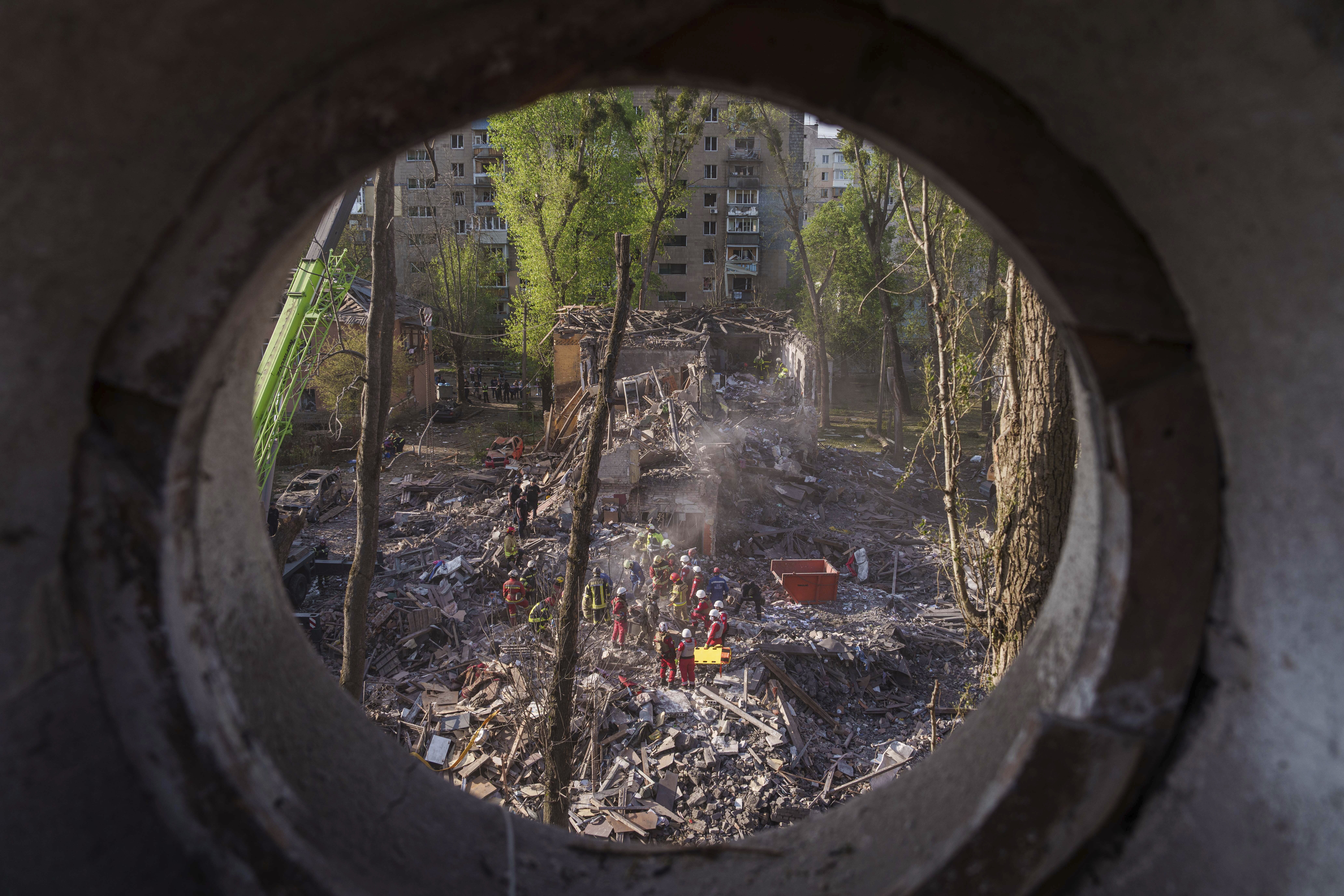 Russia unleashes deadliest Kyiv airstrike this year, killing eight people