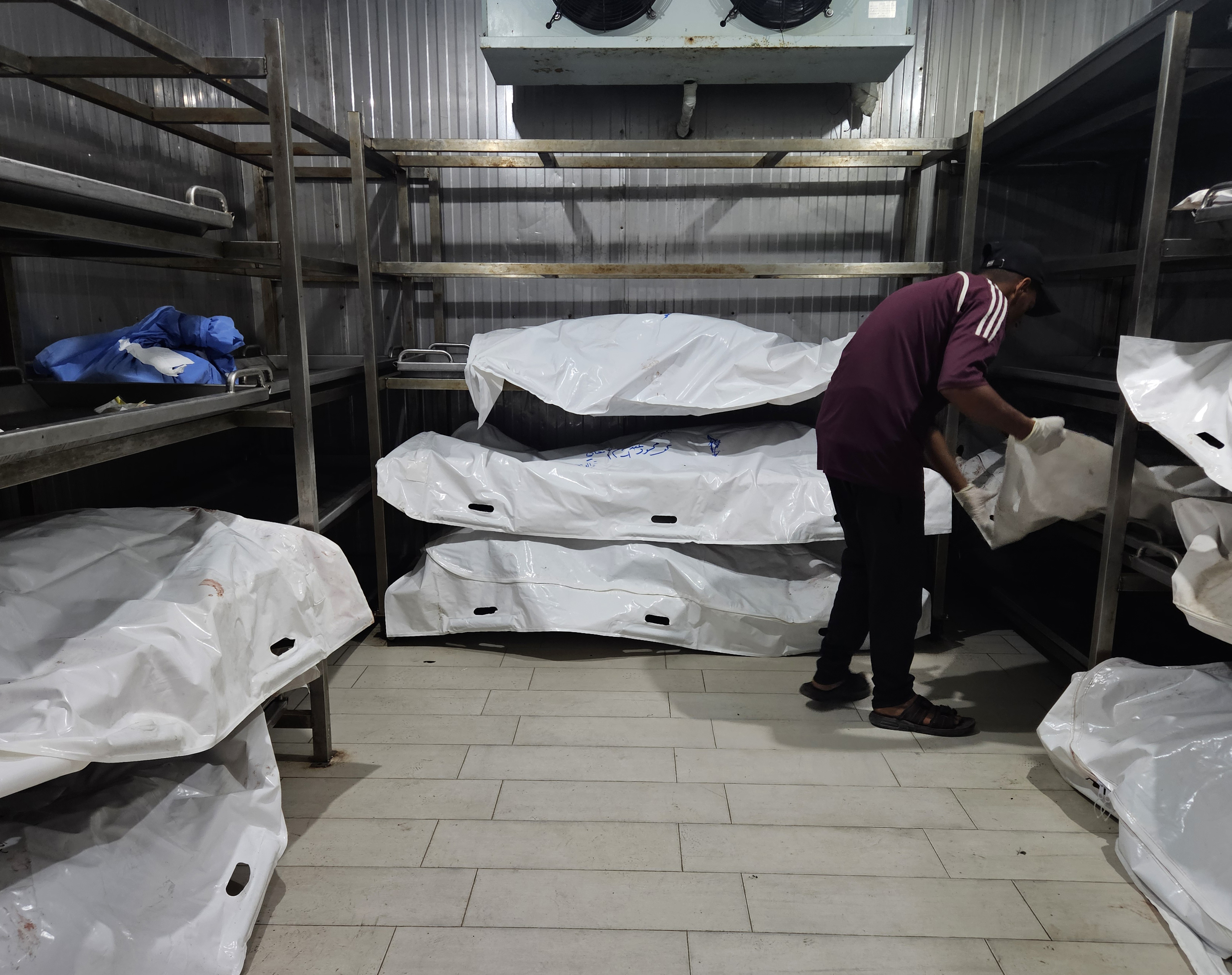 Israeli army attack on the European Hospital in Khan Yunis