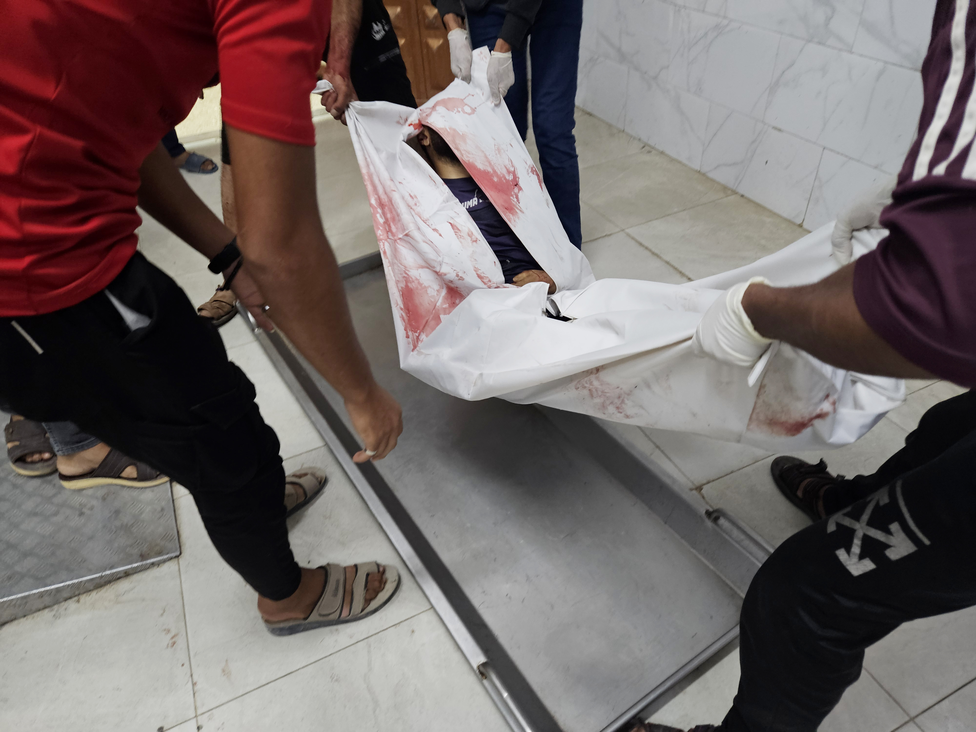 Israeli army attack on the European Hospital in Khan Yunis