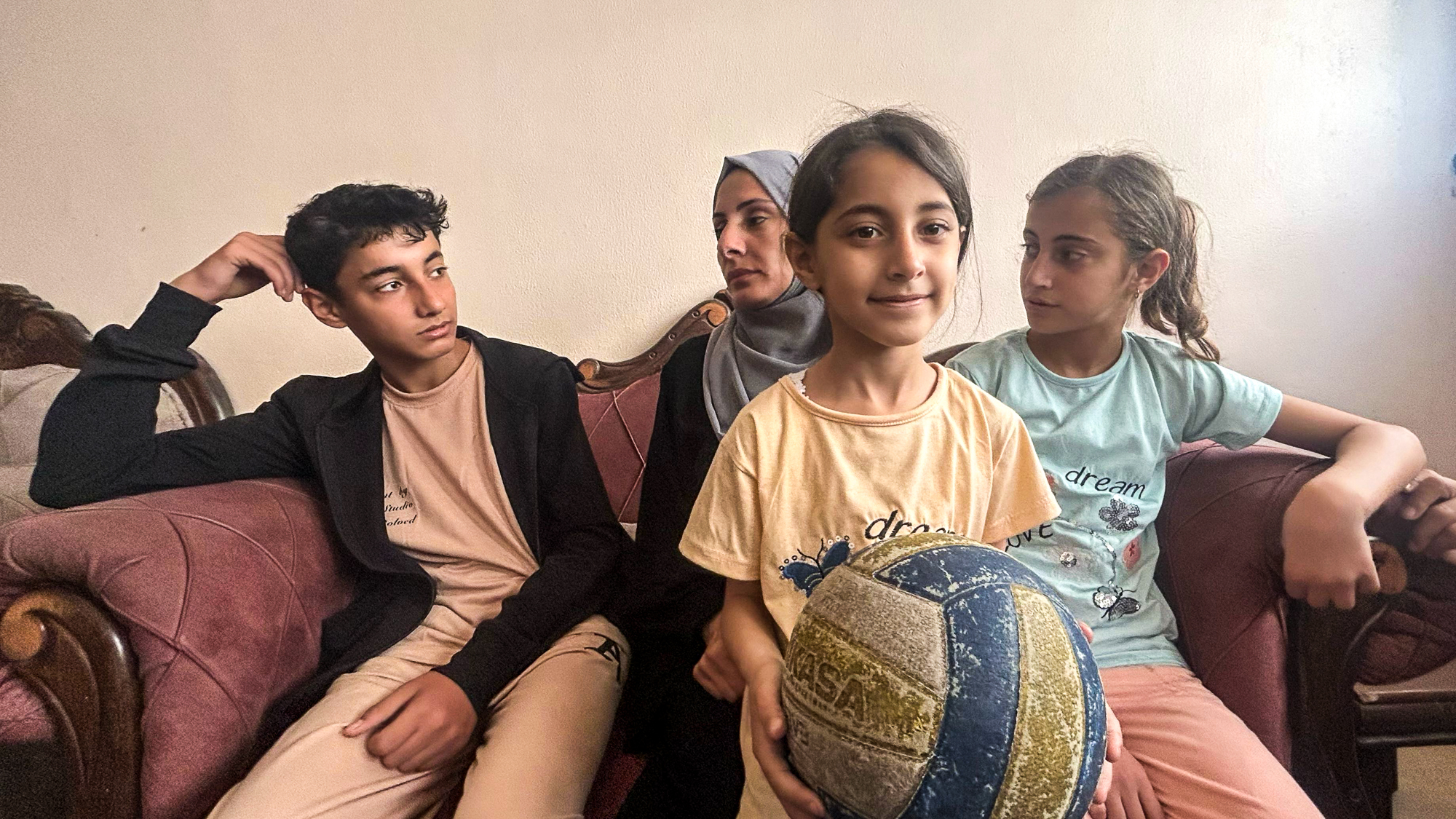 Mohammed Safi’s wife and children are not only dealing with his death, but also displacement created by the war on Gaza