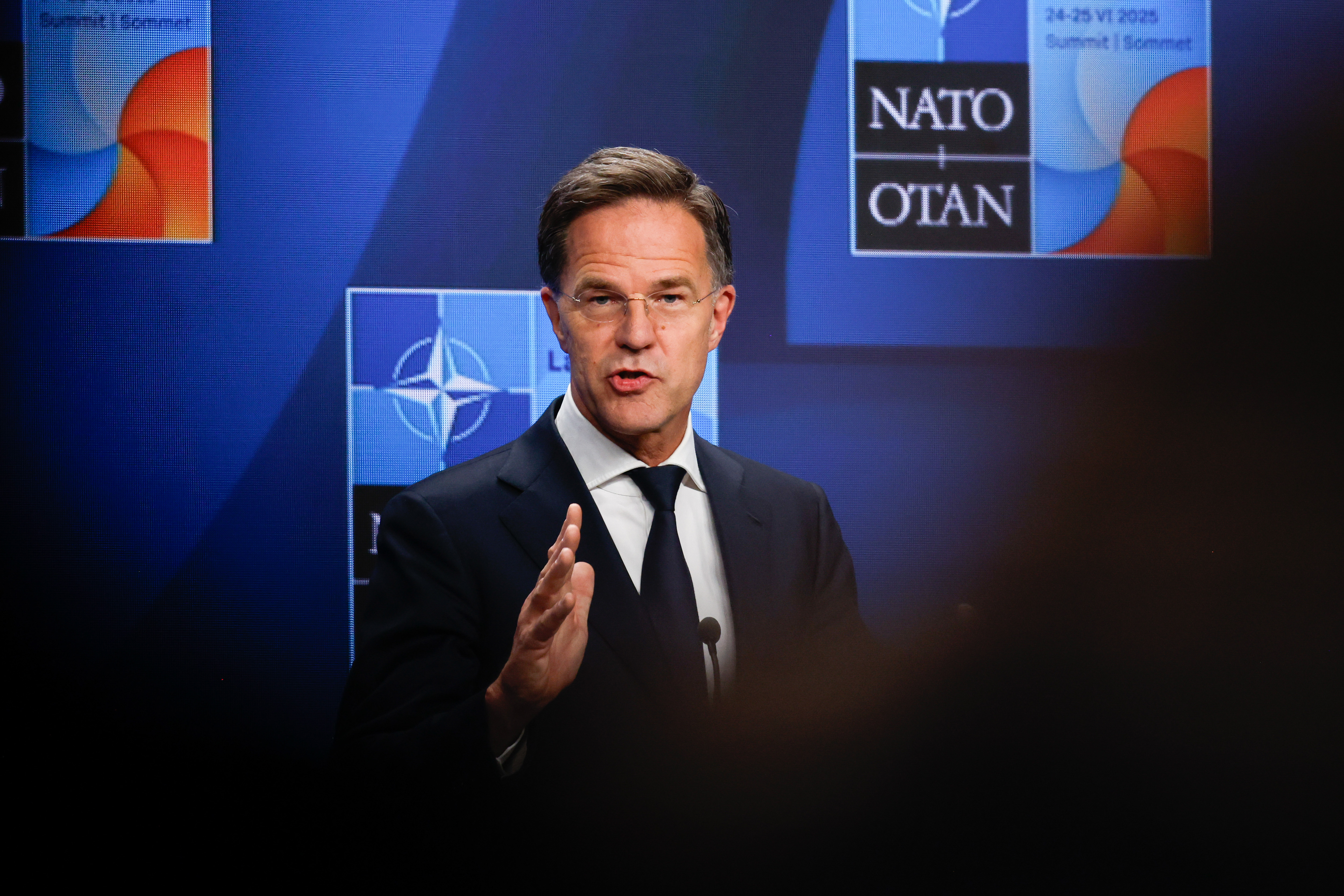 NATO Secretary-General Mark Rutte holds the closing news conference.
