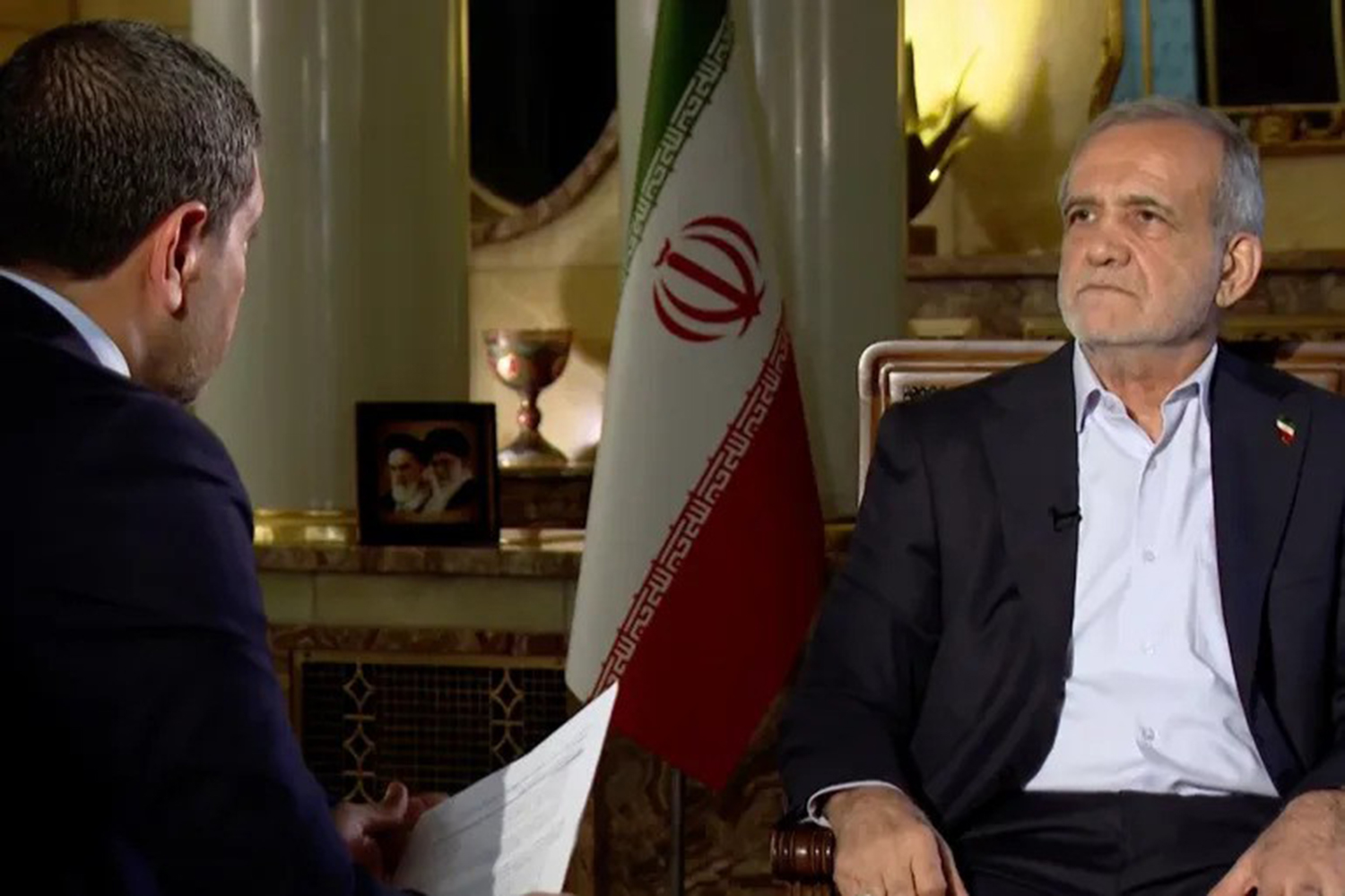 Iran's President Masoud Pezeshkian speaks to Al Jazeera.