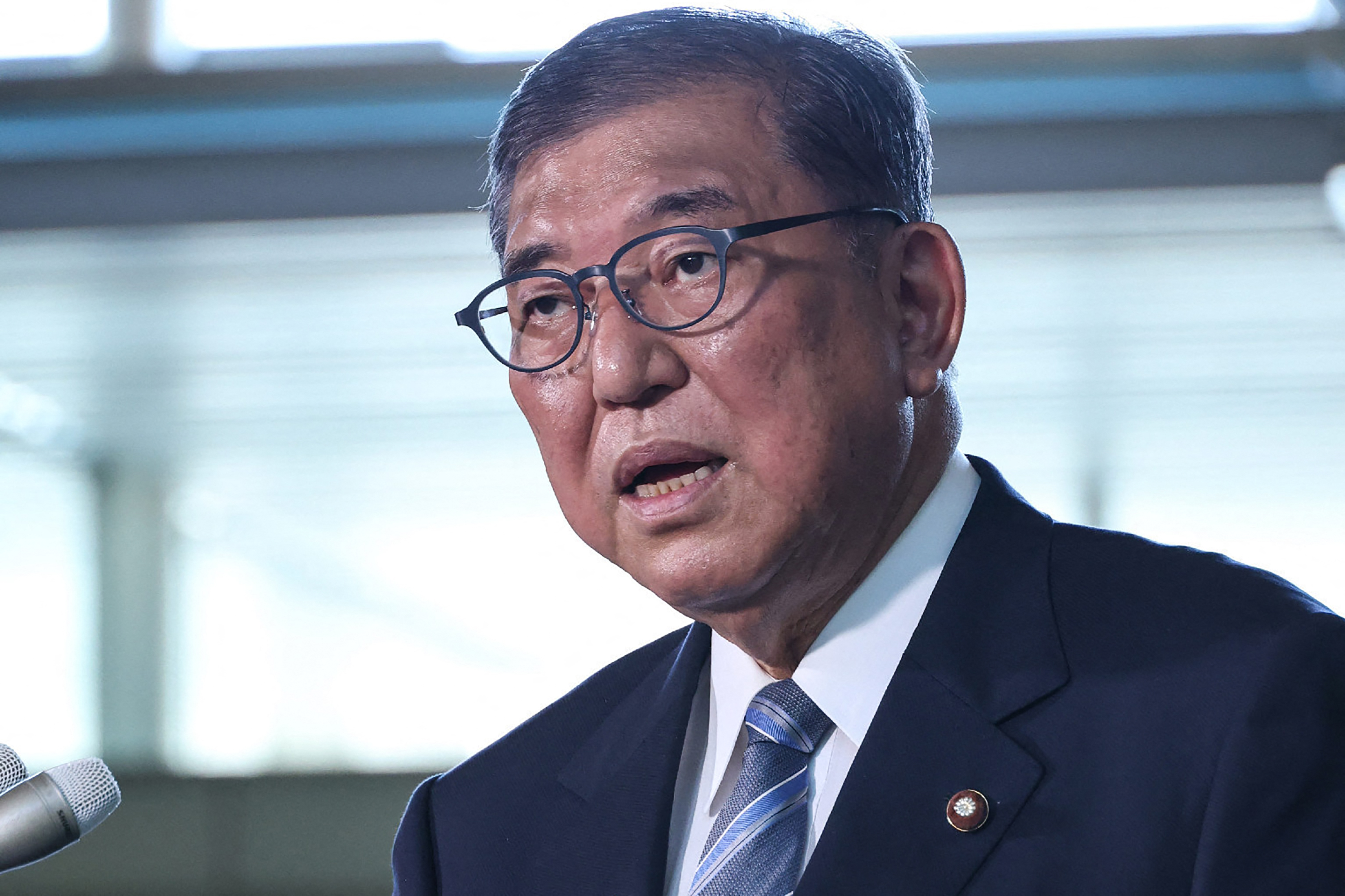 Japan's Prime Minister Shigeru Ishiba