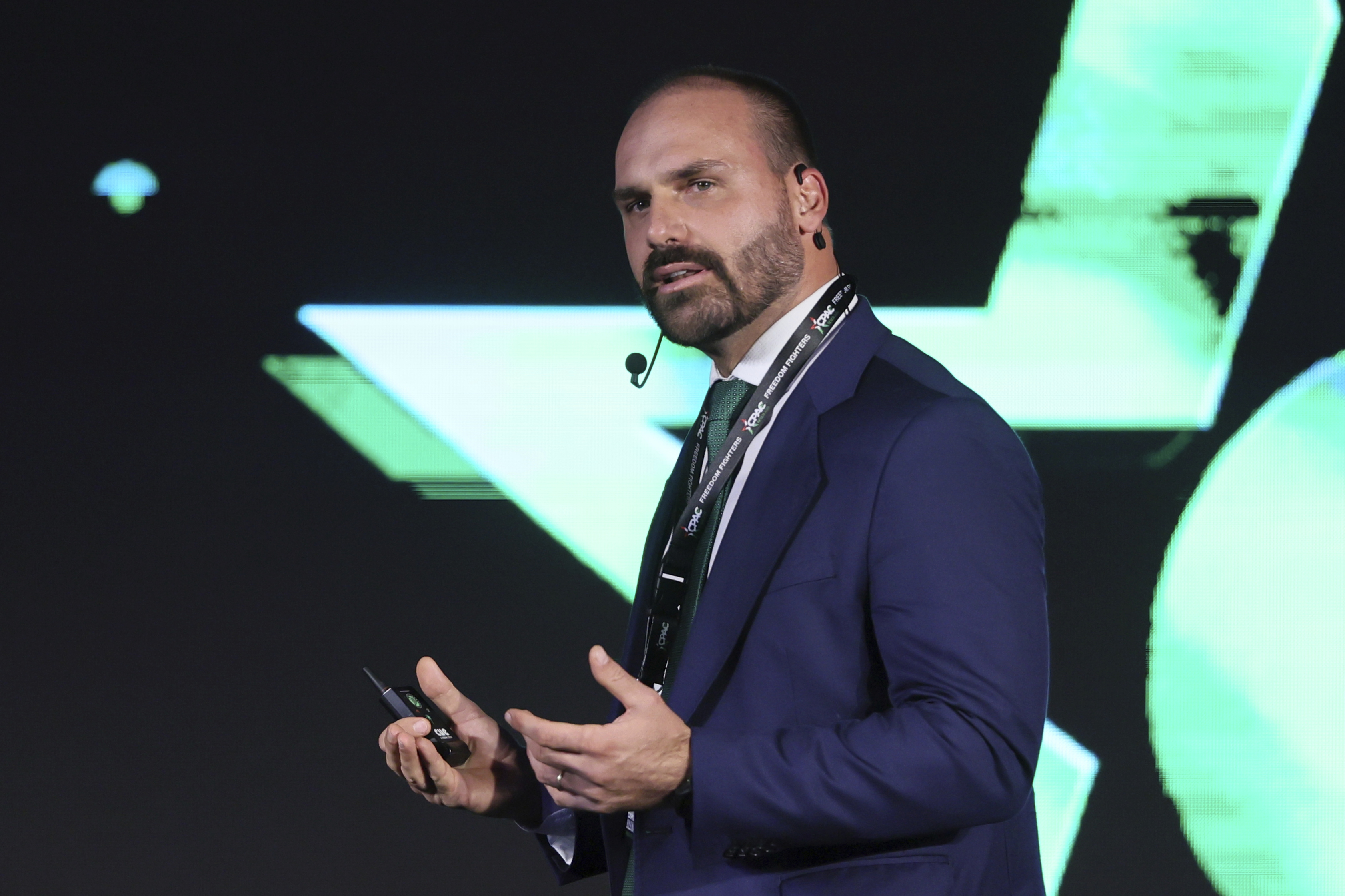 Eduardo Bolsonaro, son of former Brazilian president Jair Bolsonaro