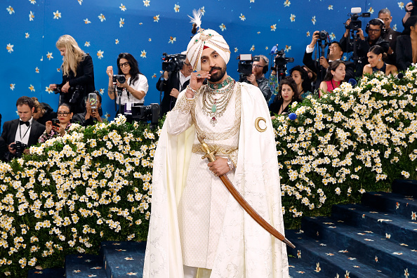 NEW YORK, NEW YORK - MAY 05: Diljit Dosanjh attends "Superfine: Tailoring Black Style", the 2025 Costume Institute Benefit, at Metropolitan Museum of Art on May 05, 2025 in New York City. (Photo by Taylor Hill/Getty Images)