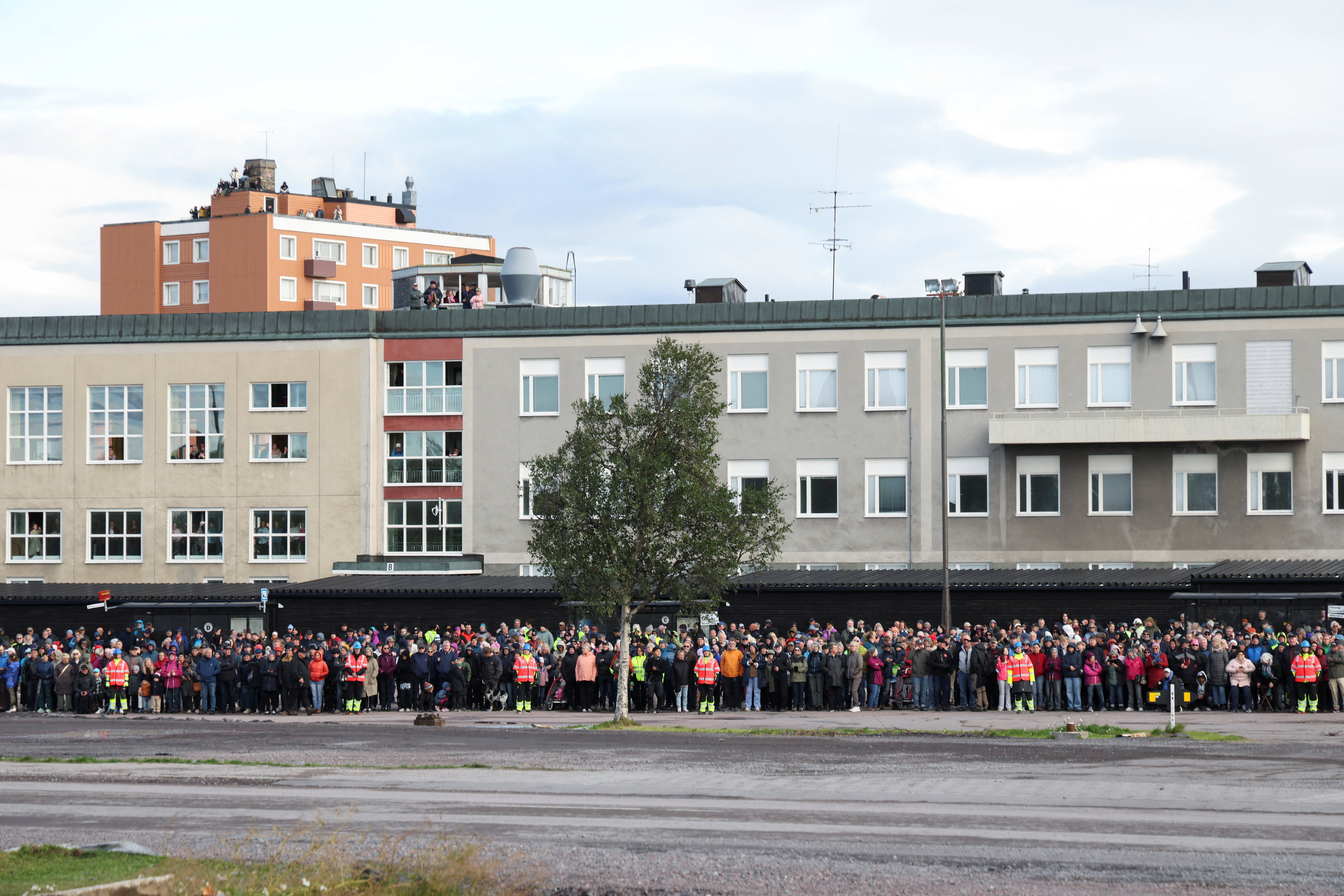 Swedish wooden church sets off on road trip to escape mining subsidence