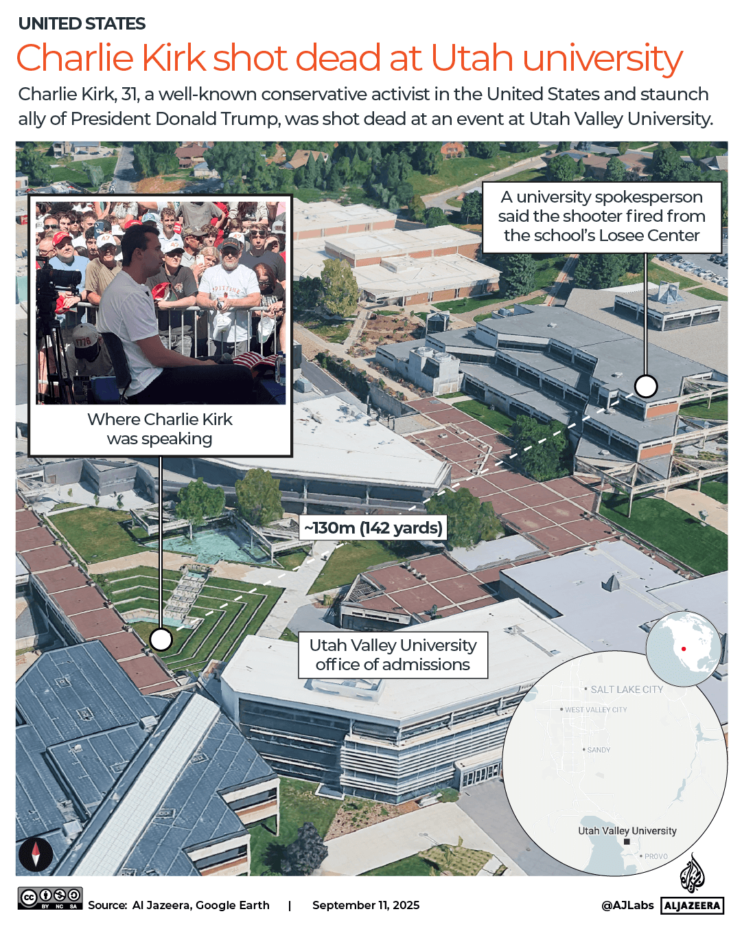 INTERACTIVE - Charlie Kirk shot dead at Utah university map-1757568341