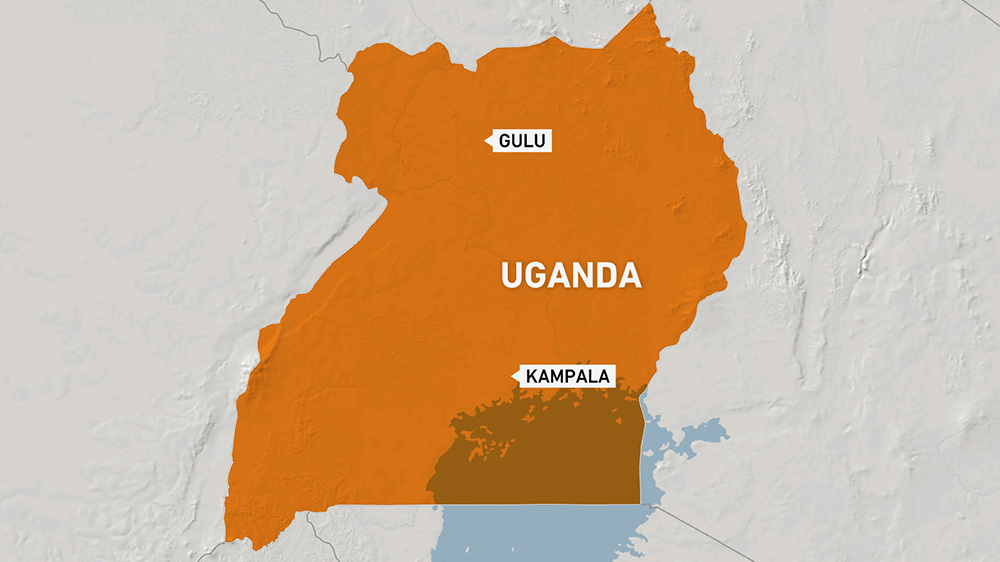uganda map