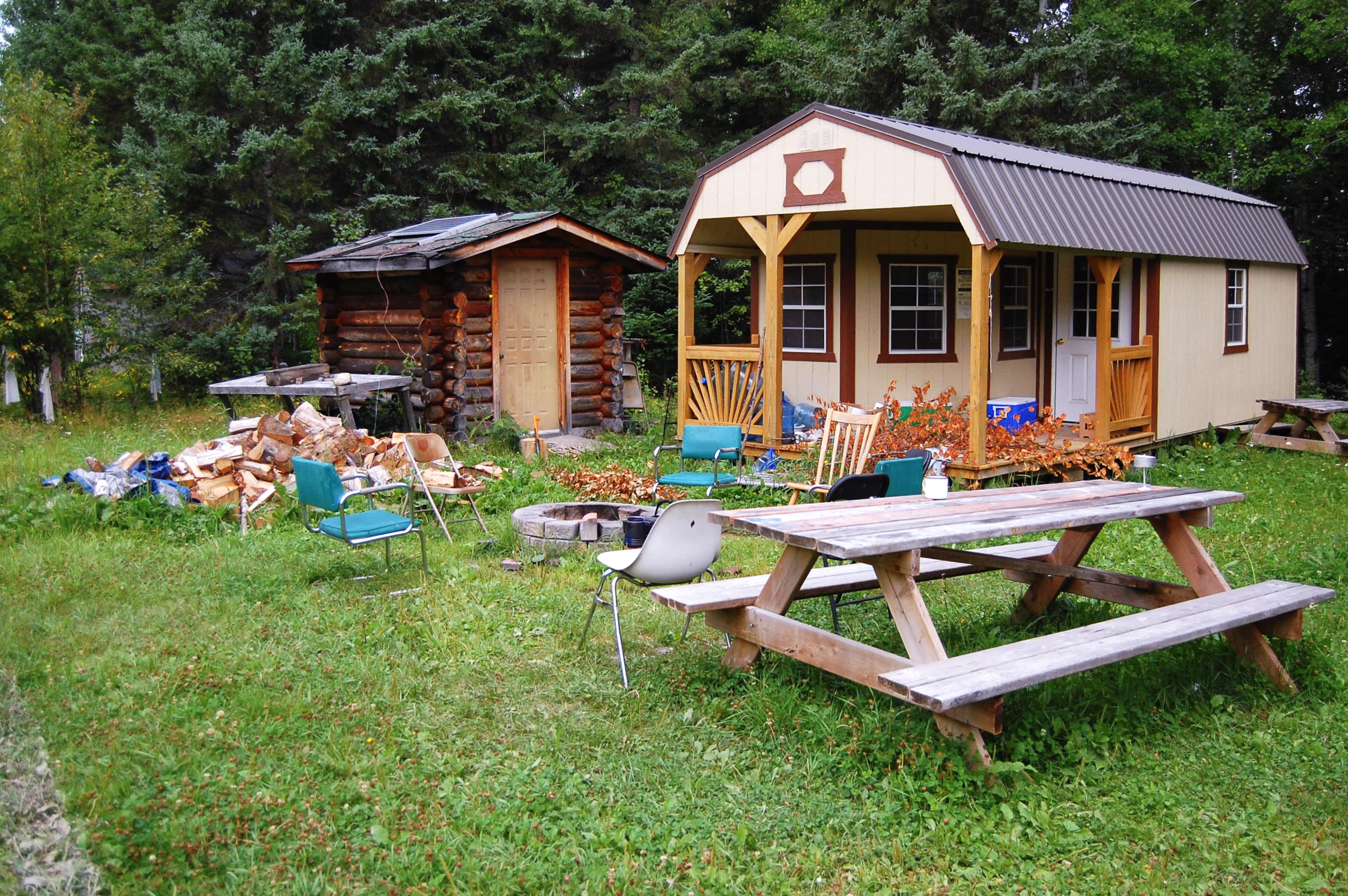 A view of the location where Grassy Narrows residents set up their land defence blockade in the early 2000s