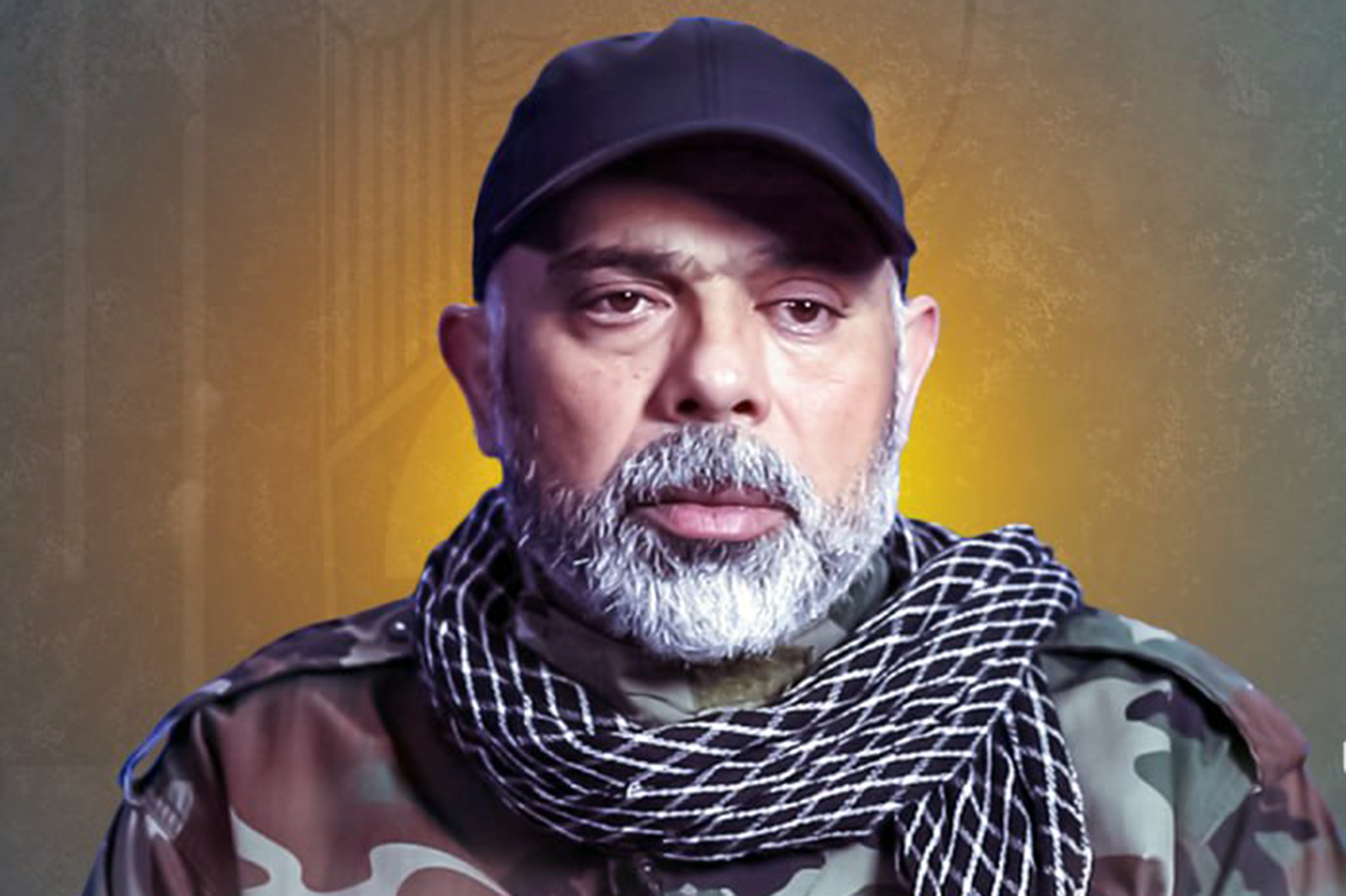 An undated handout photo made available by Hezbollah Military Media shows Hezbollah's chief of staff Haytham Ali Tabatabai