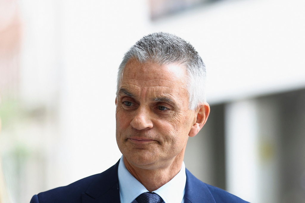 BBC Director-General Tim Davie is pictured at BBC World Service offices in London