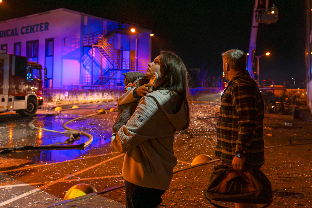 Russian attack in Kyiv