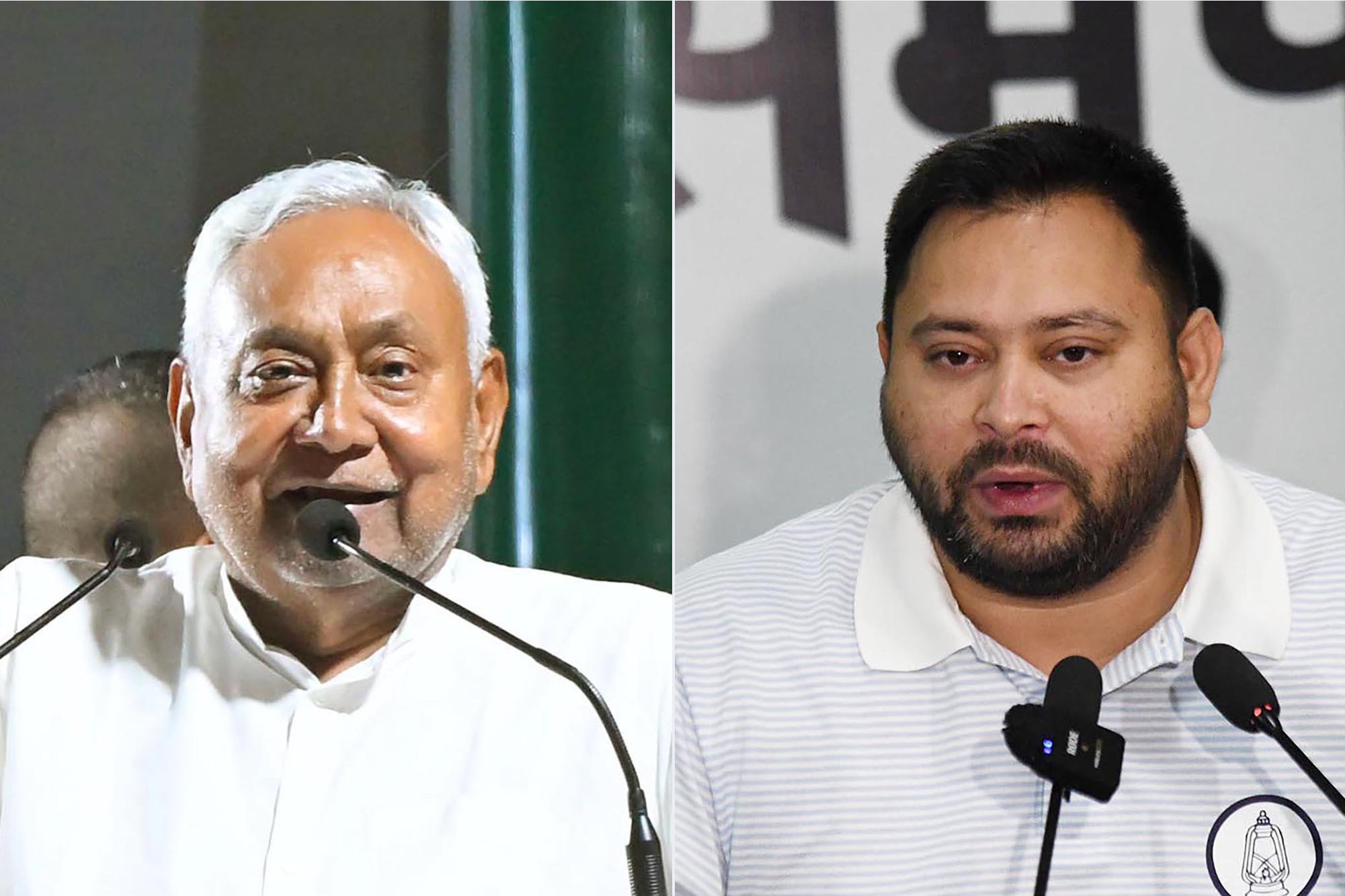Nitish Kumar and Tejashwi