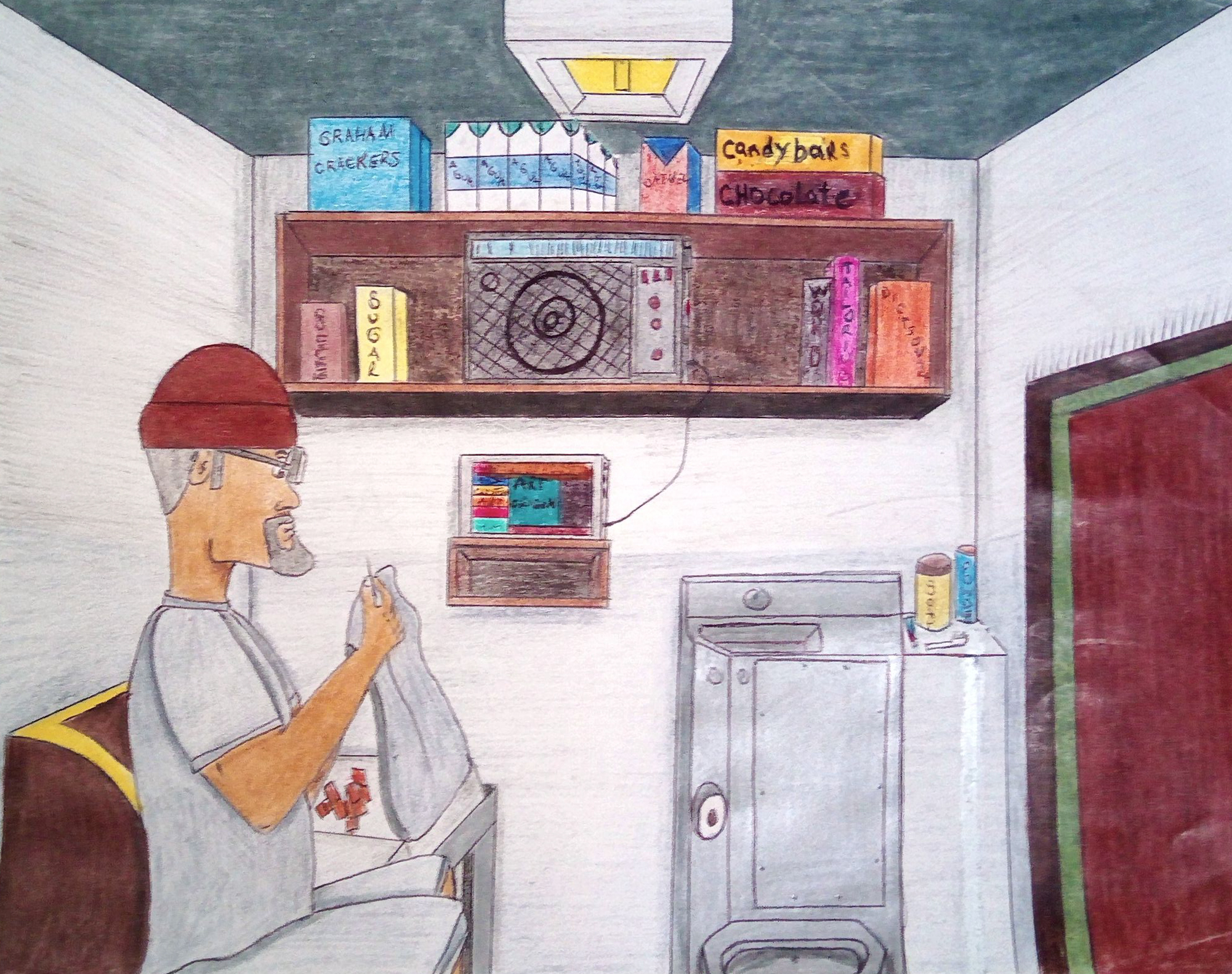 Prison series [Illustration by Martin Robles]