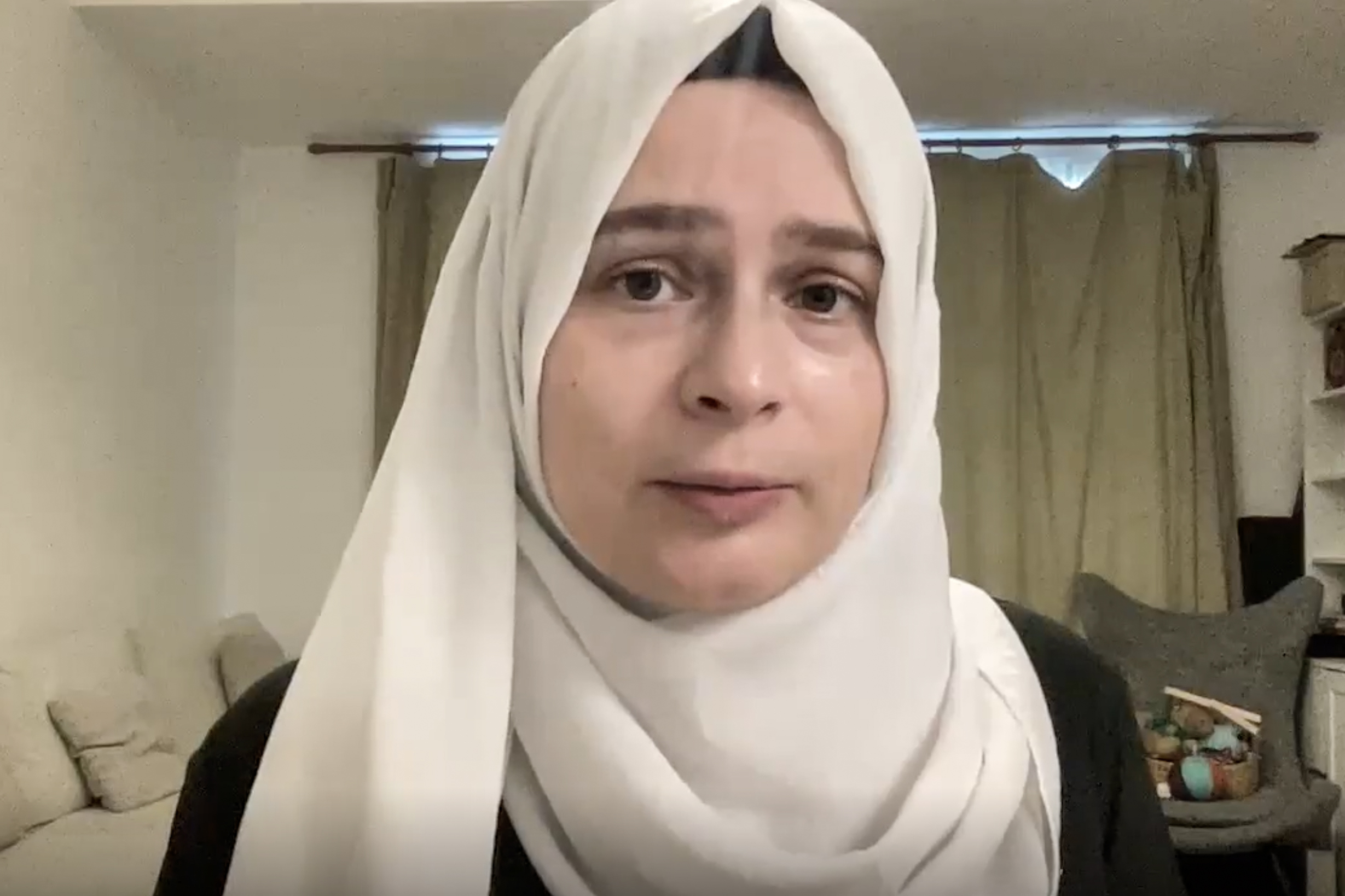 wife of detained in US UK journalist Sami Hamdi