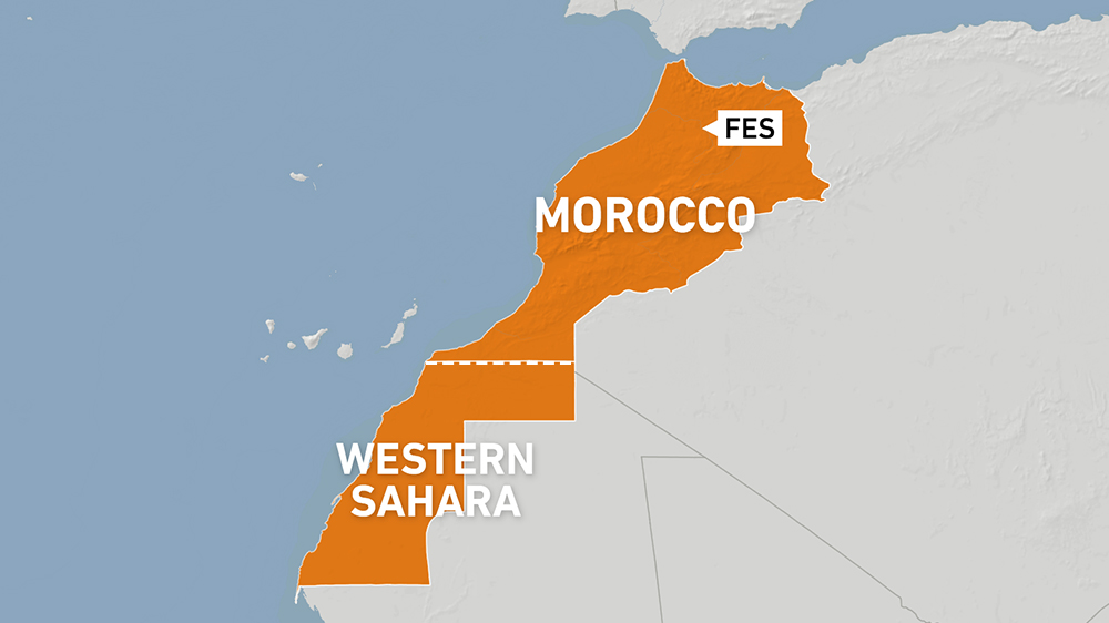 Morocco map