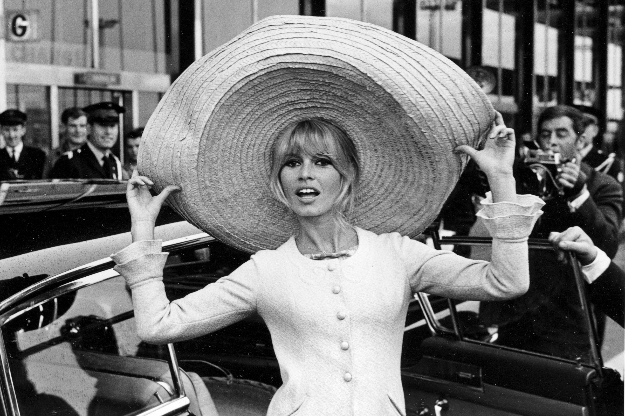 French actress Brigitte Bardot poses