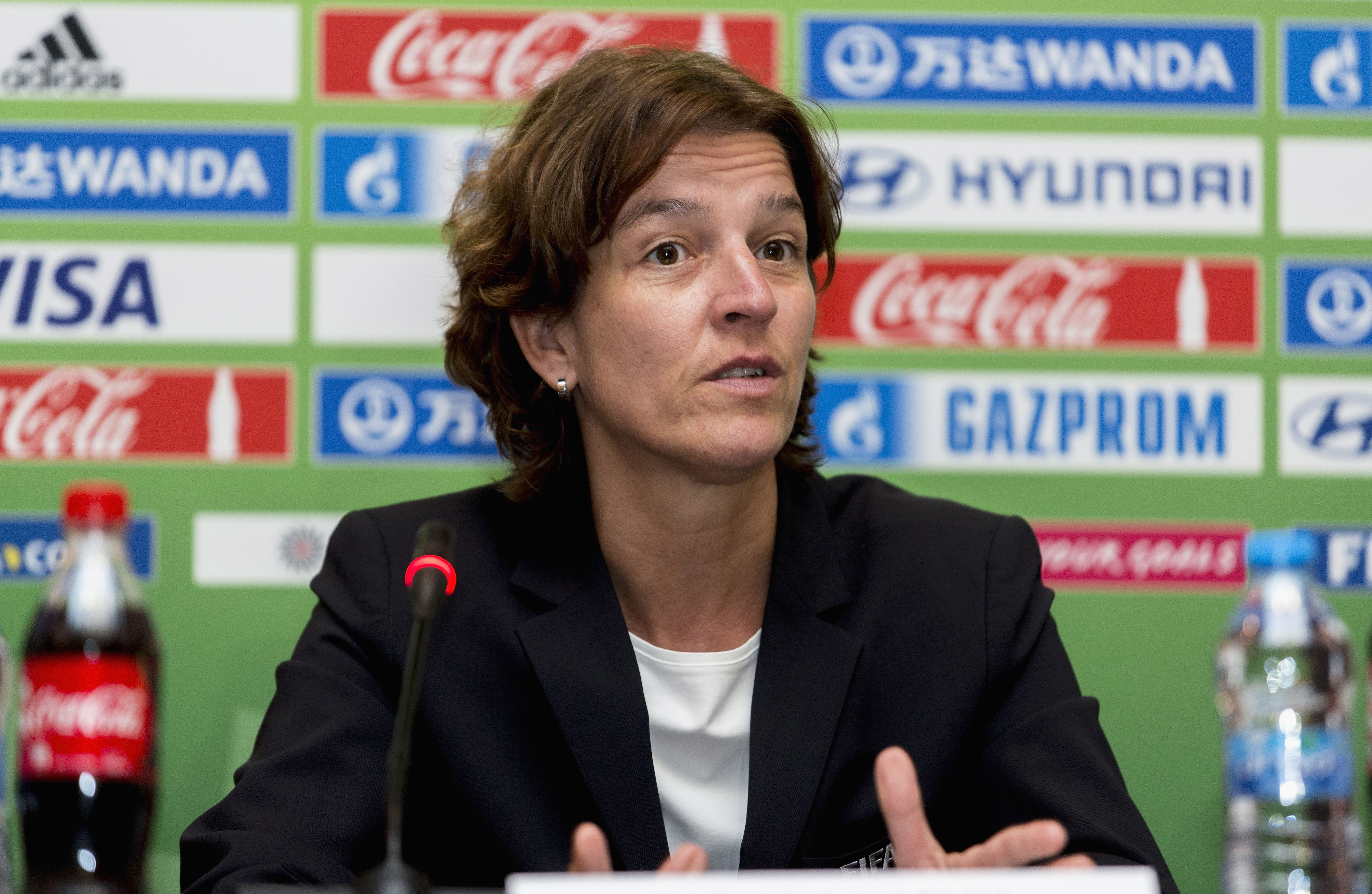 Tatjana Haenni reacts.