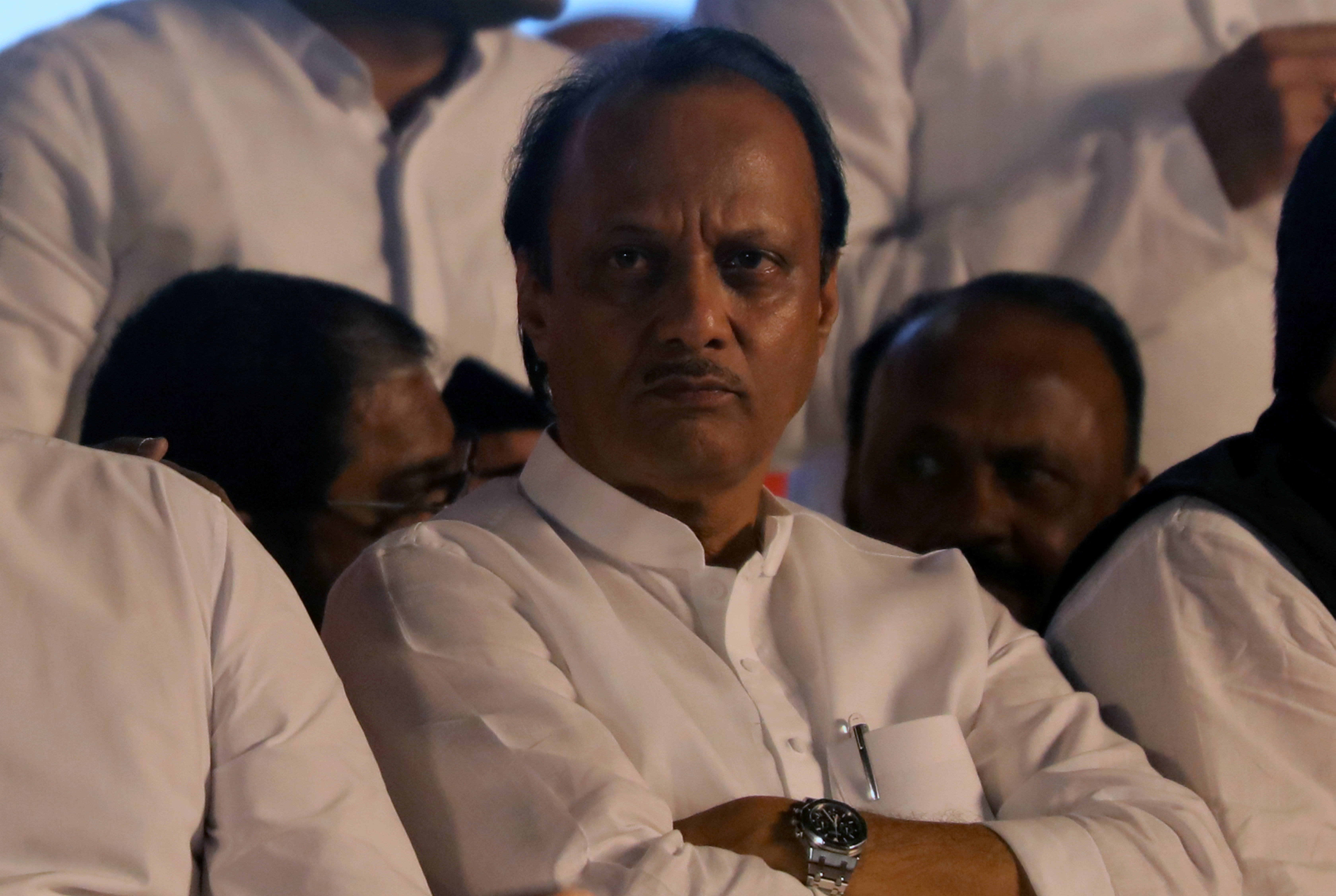 Nationalist Congress Party (NCP) politician Ajit Pawar.