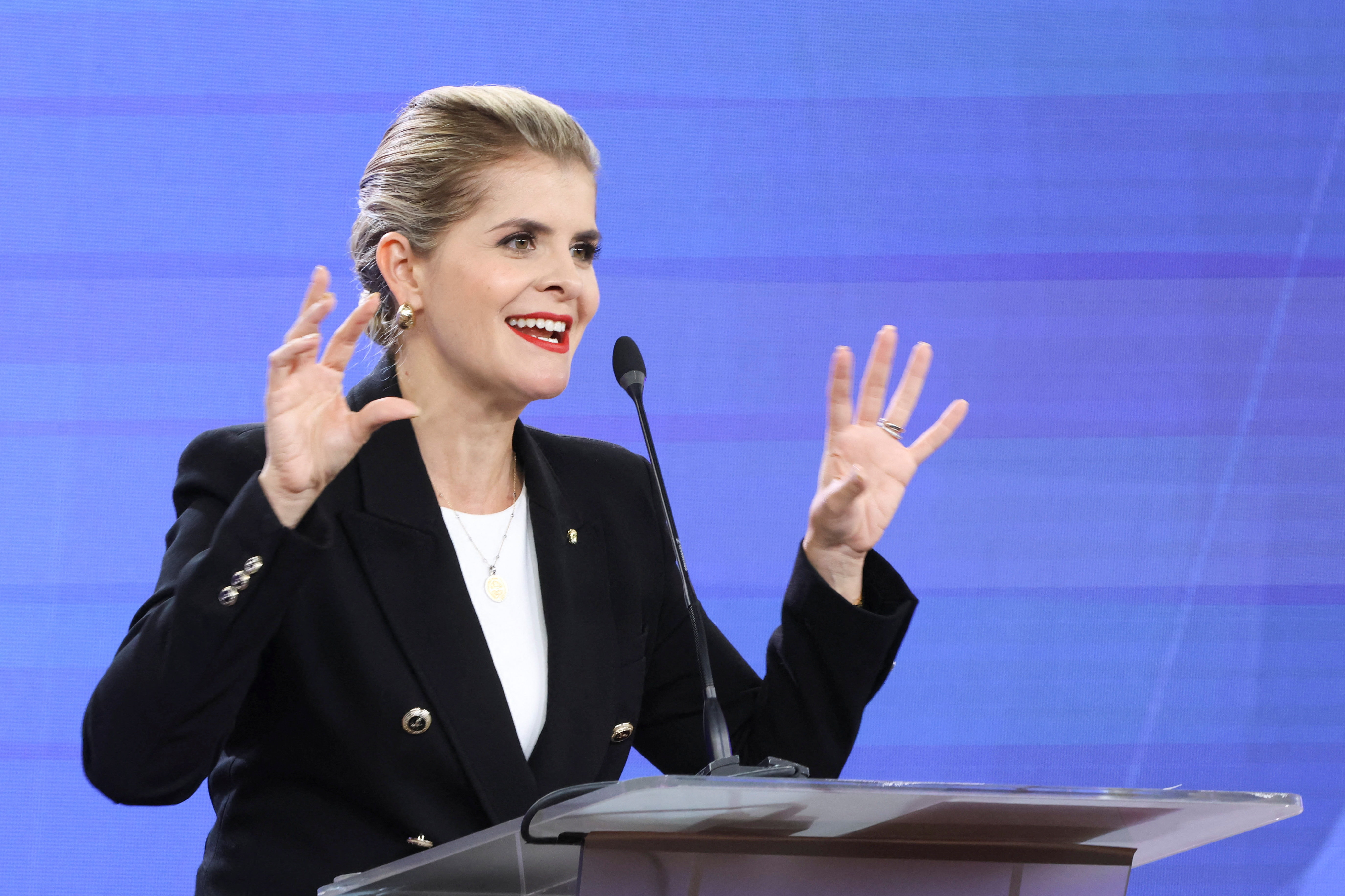 Costa Rican presidential candidate Laura Fernandez has promised continuity with the outgoing president