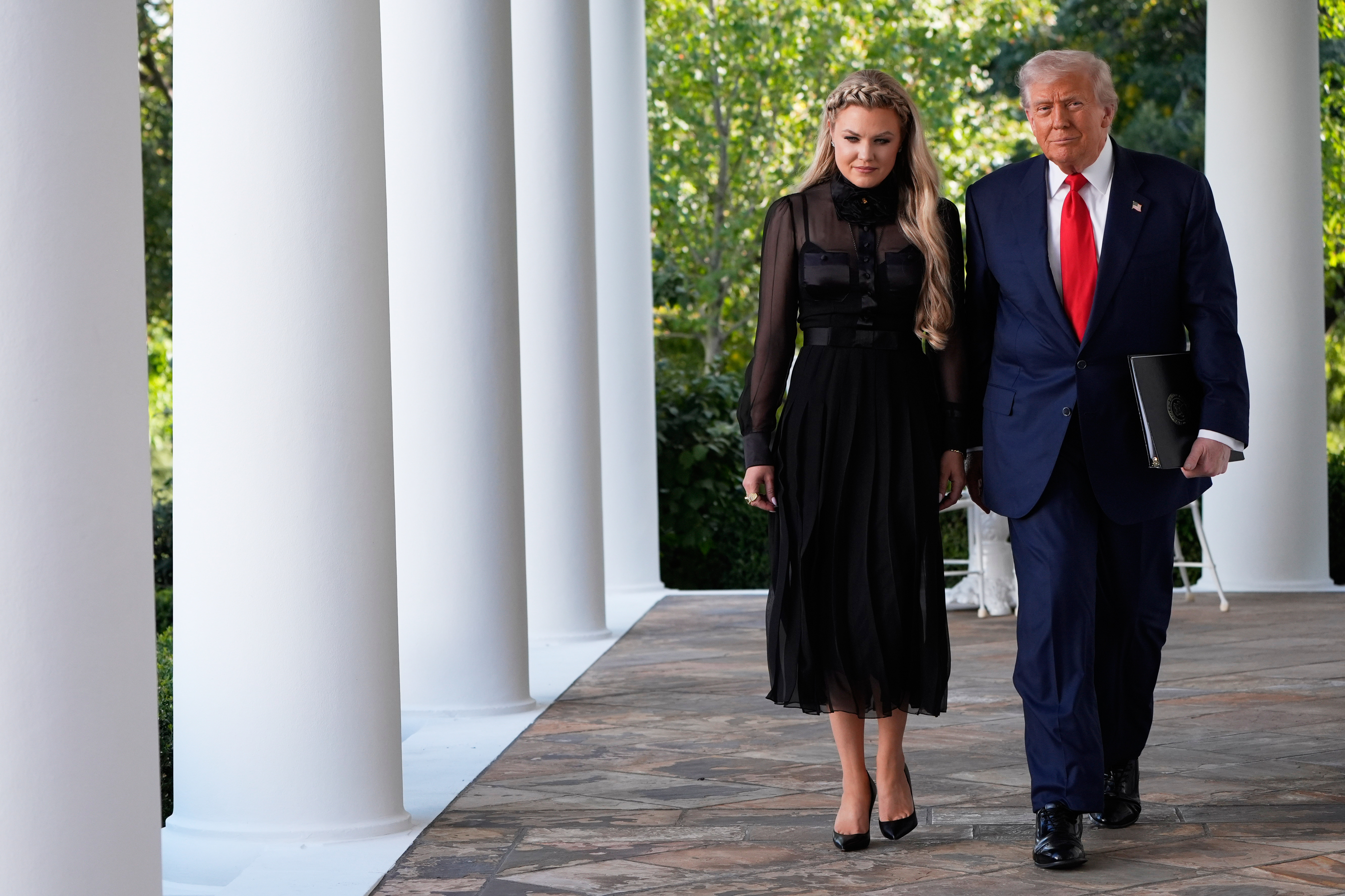 Trump and Erika Kirk