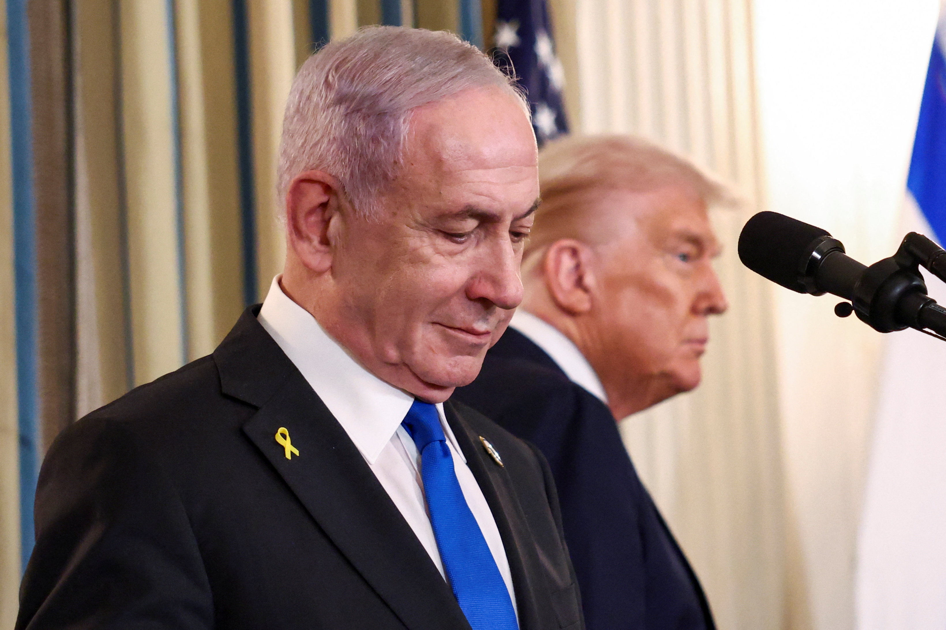 Donald Trump and Benjamin Netanyahu