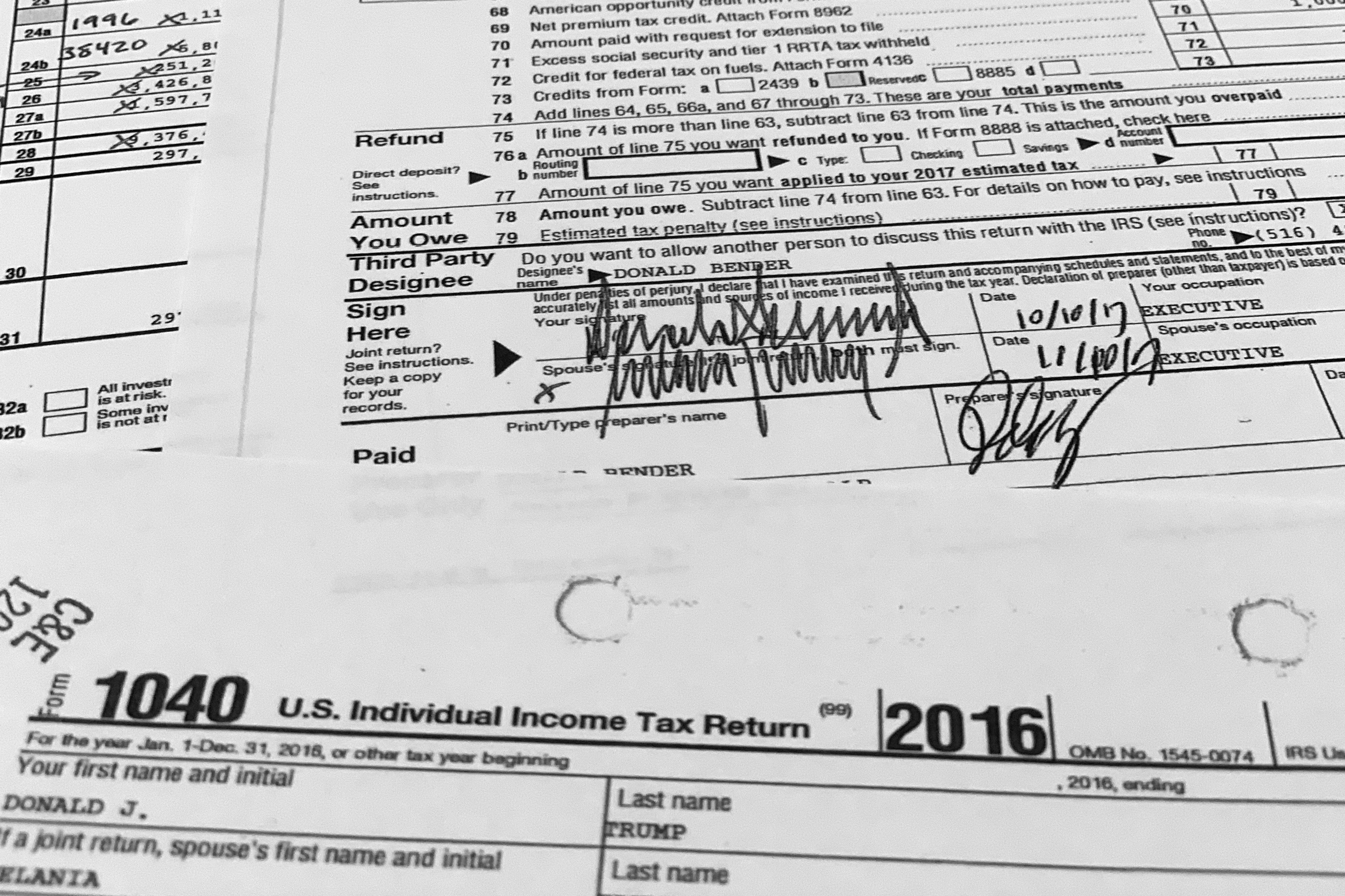 Trump's tax returns