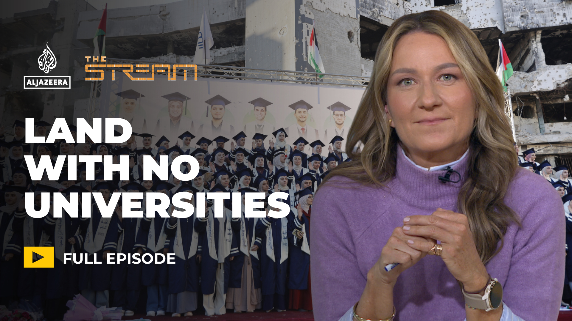 How can students in Gaza continue to learn with no universities?