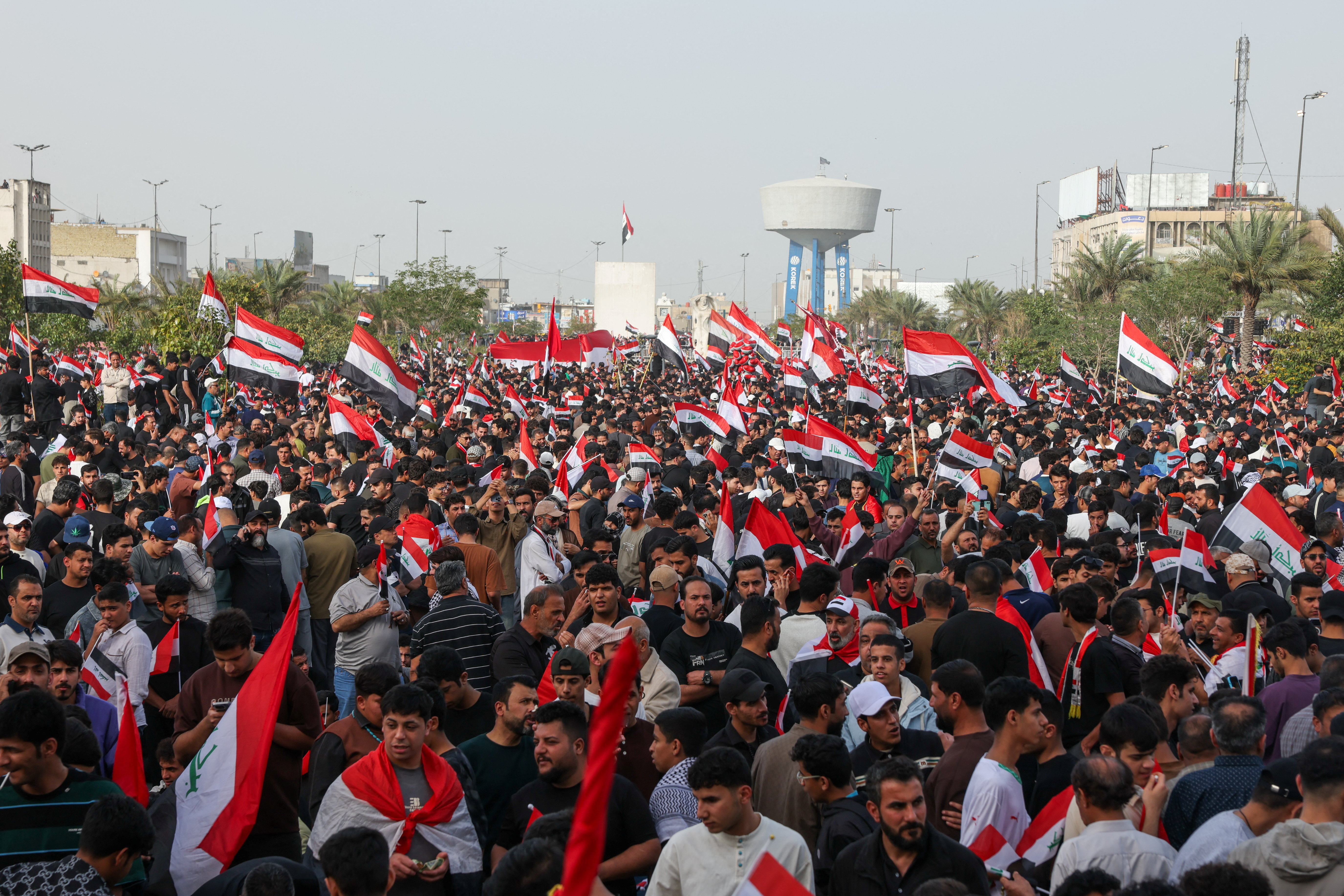 Thousands rally in Iraq against US-Israeli regional aggression