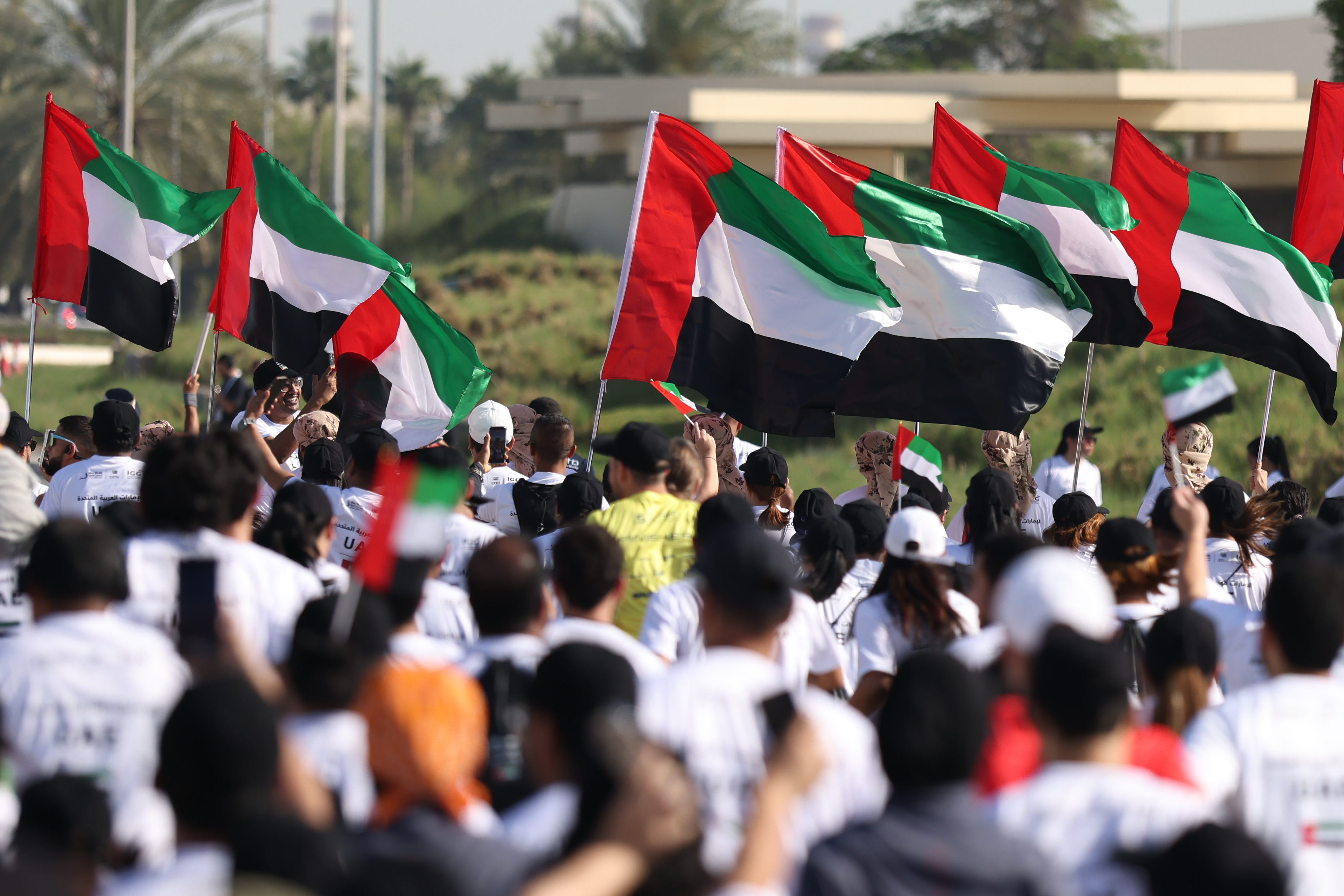 'Hassantak Ya Watan' (We Protected You, O Homeland) run held in Abu Dhabi, United Arab Emirates