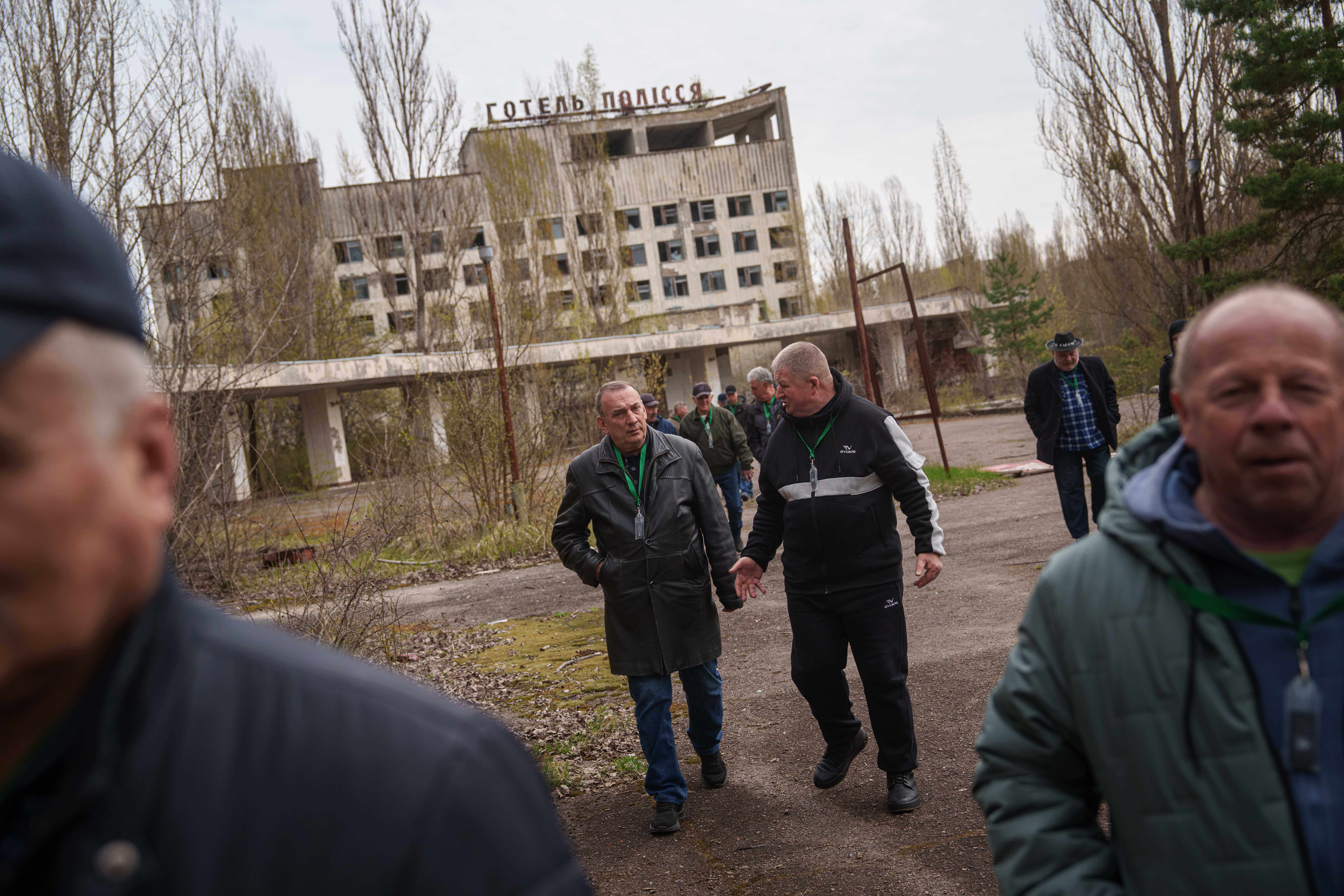 Survivors return to Chernobyl, 40 years after devastating explosion