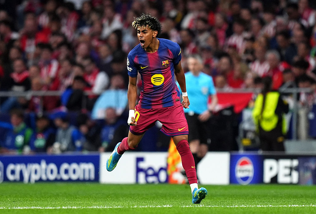 Barcelona's Lamine Yamal