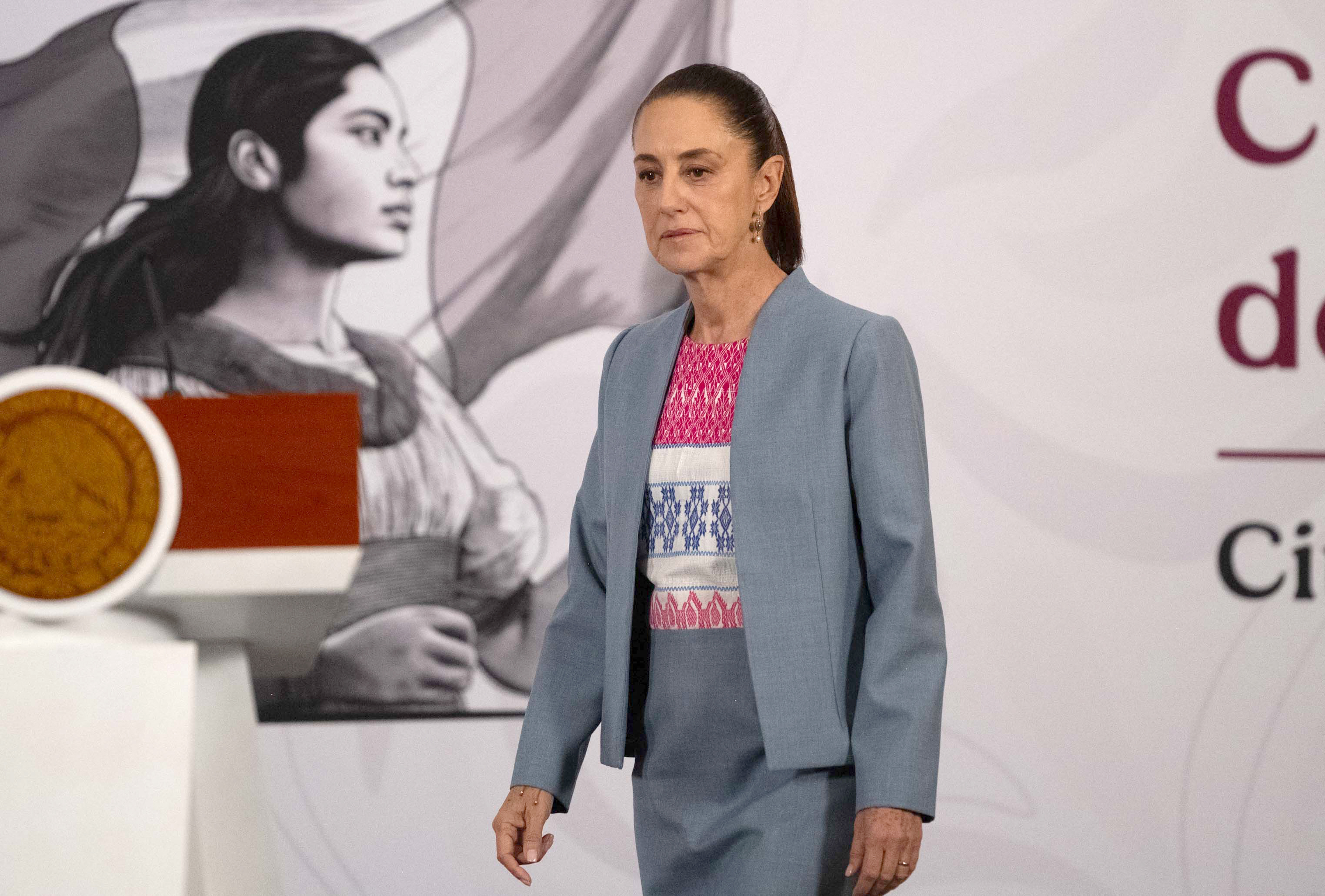 Mexico's President Claudia Sheinbaum.