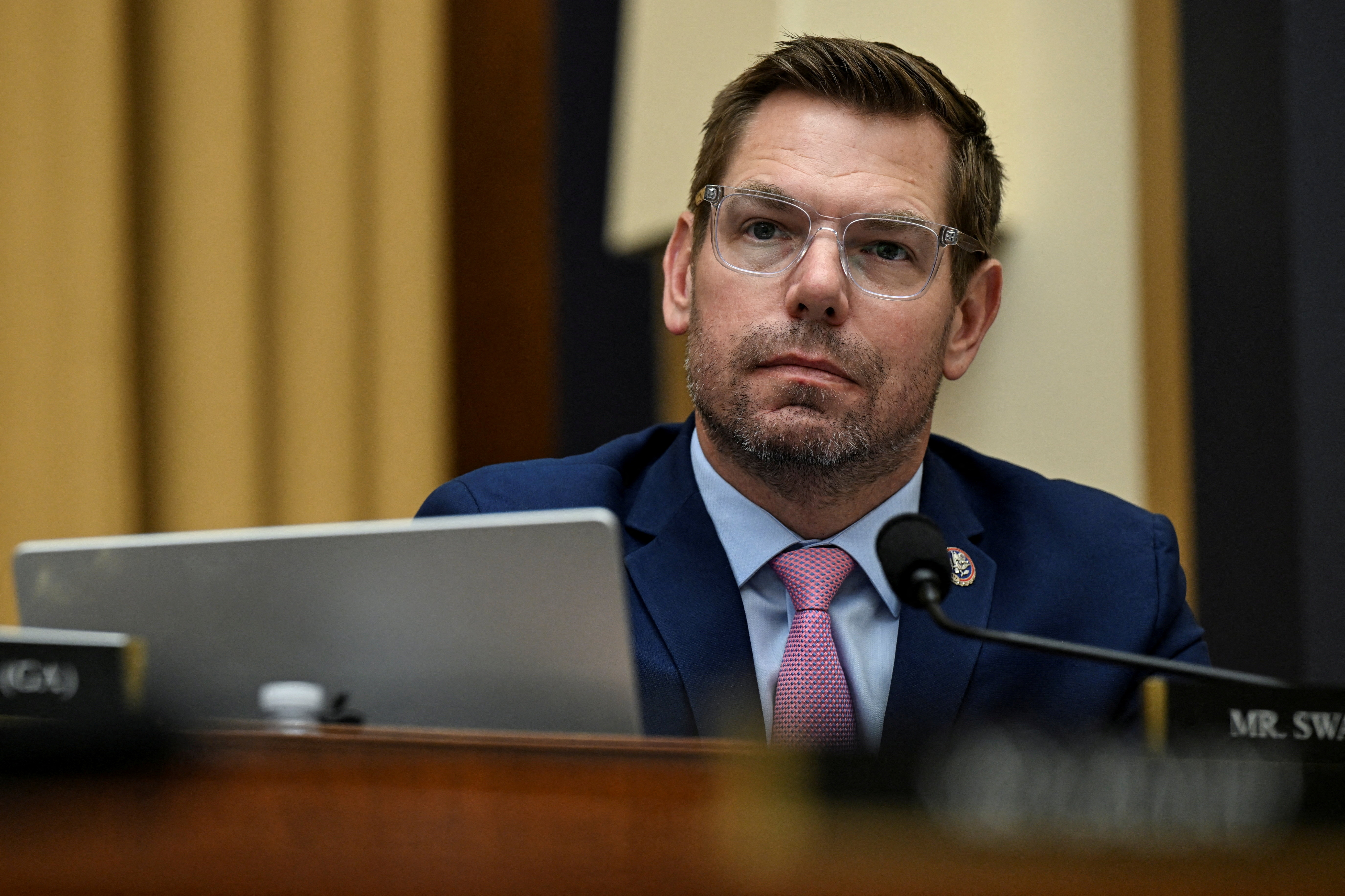US Representative Eric Swalwell attends a House Judiciary Committee hearing