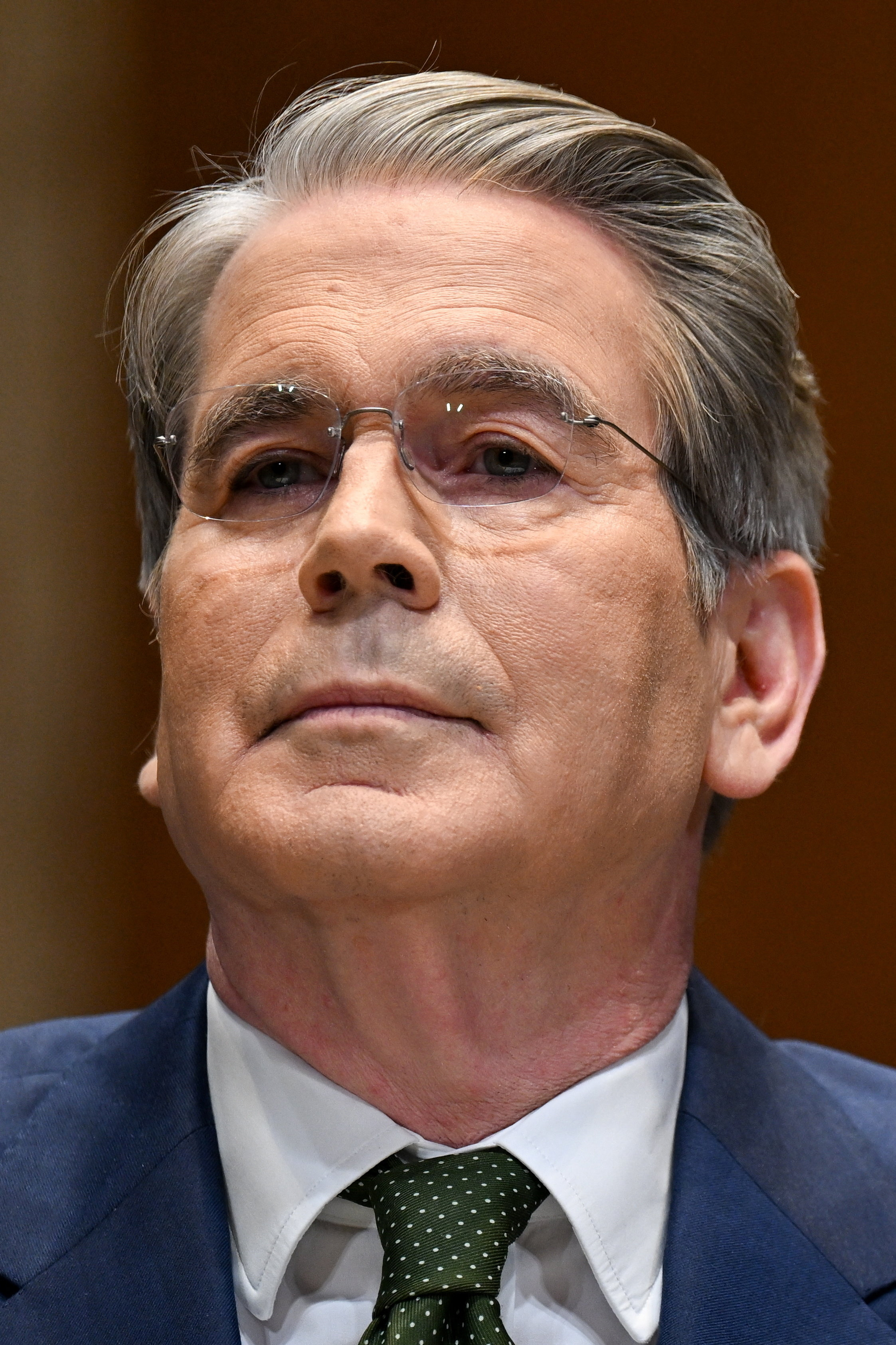 U.S. Treasury Secretary Scott Bessent testifies before a Senate Appropriations Financial Services and General Government Subcommittee hearing on President Trump's fiscal year 2027 budget request for the Department of the Treasury, on Capitol Hill in Washington, D.C., U.S., April 22, 2026. REUTERS/Annabelle Gordon