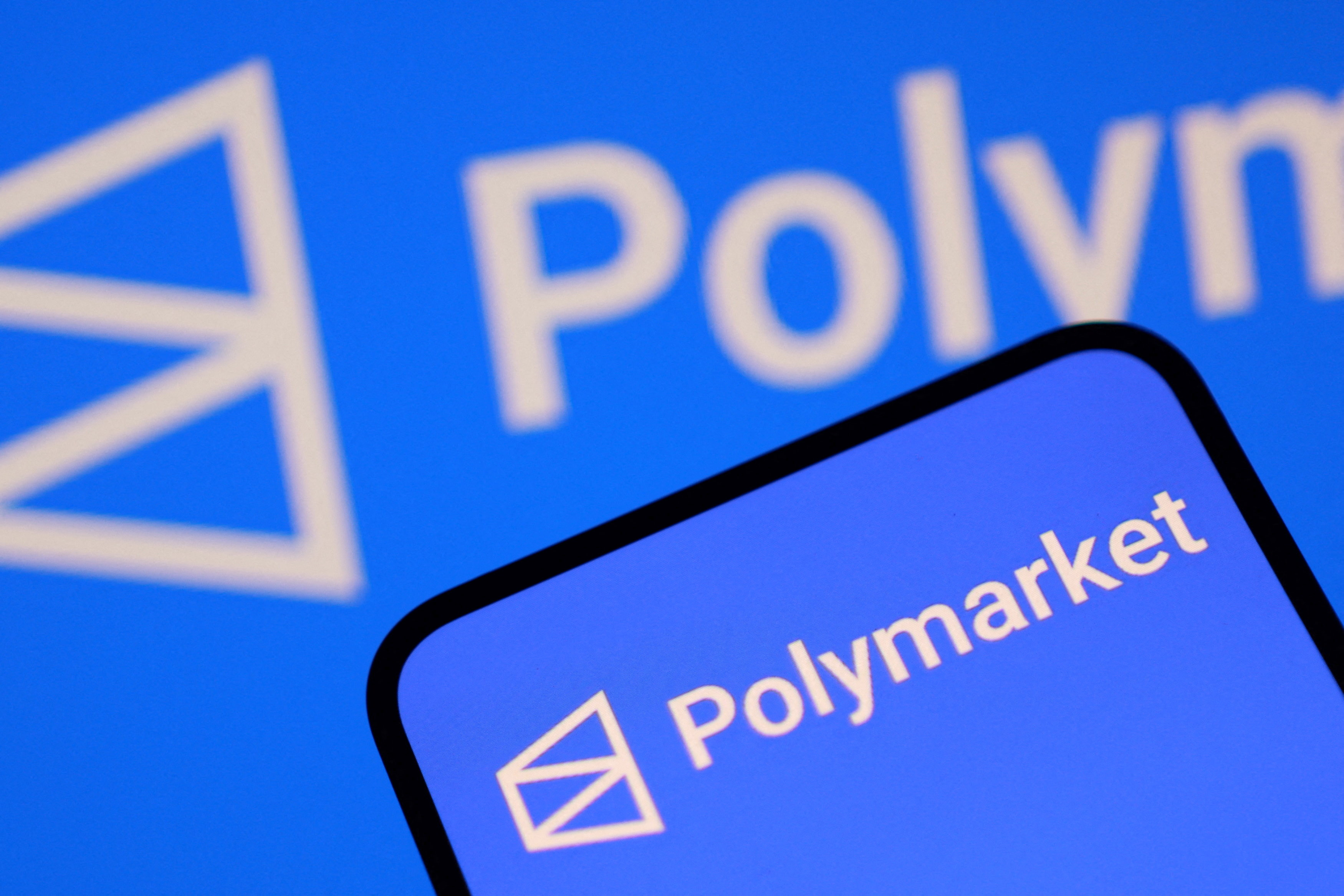 Polymarket logo appears in this illustration taken April 22, 2026. REUTERS/Dado Ruvic/Illustration
