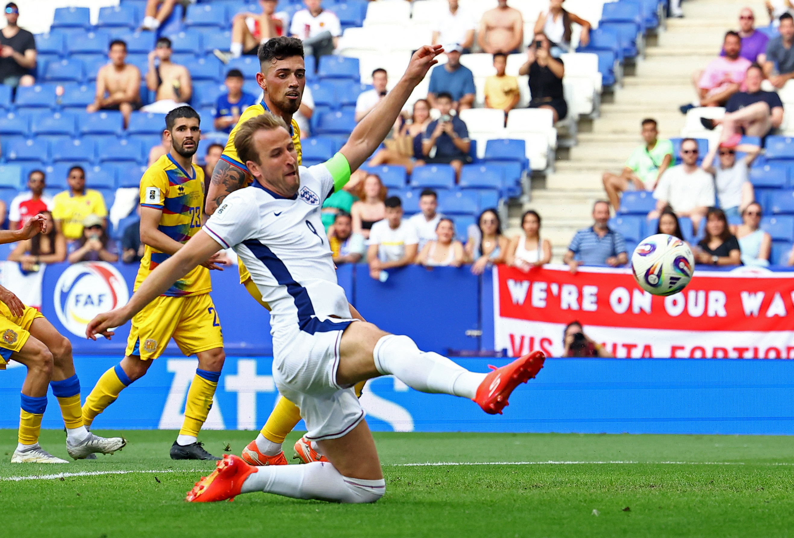 Harry Kane in action.