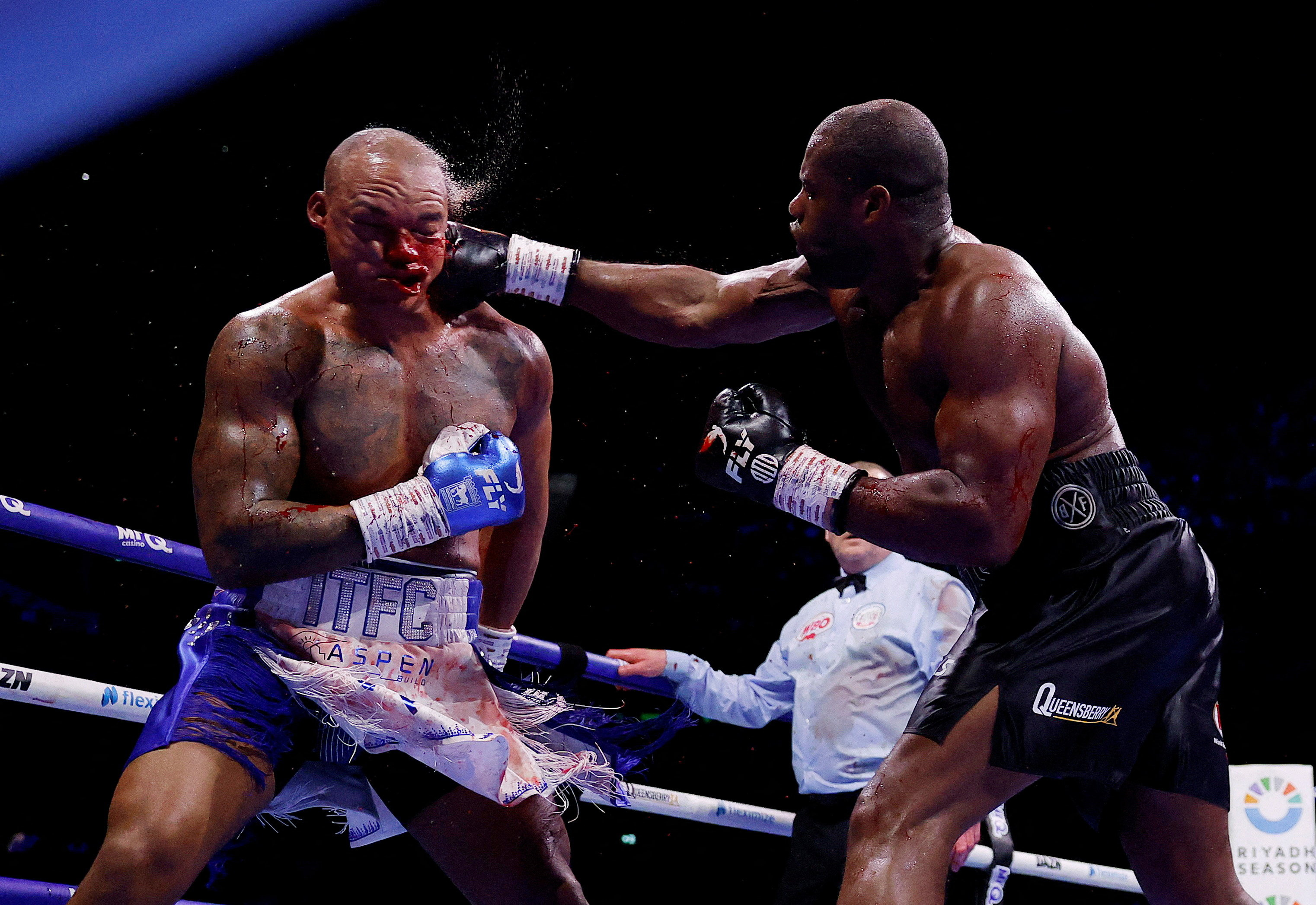 Boxing - Fabio Wardley v Daniel Dubois - WBO World Heavyweight Title - Co-Op Live Arena, Manchester, Britain - May 9, 2026 Daniel Dubois in action during his fight against Fabio Wardley Action Images via Reuters/Andrew Couldridge TPX IMAGES OF THE DAY