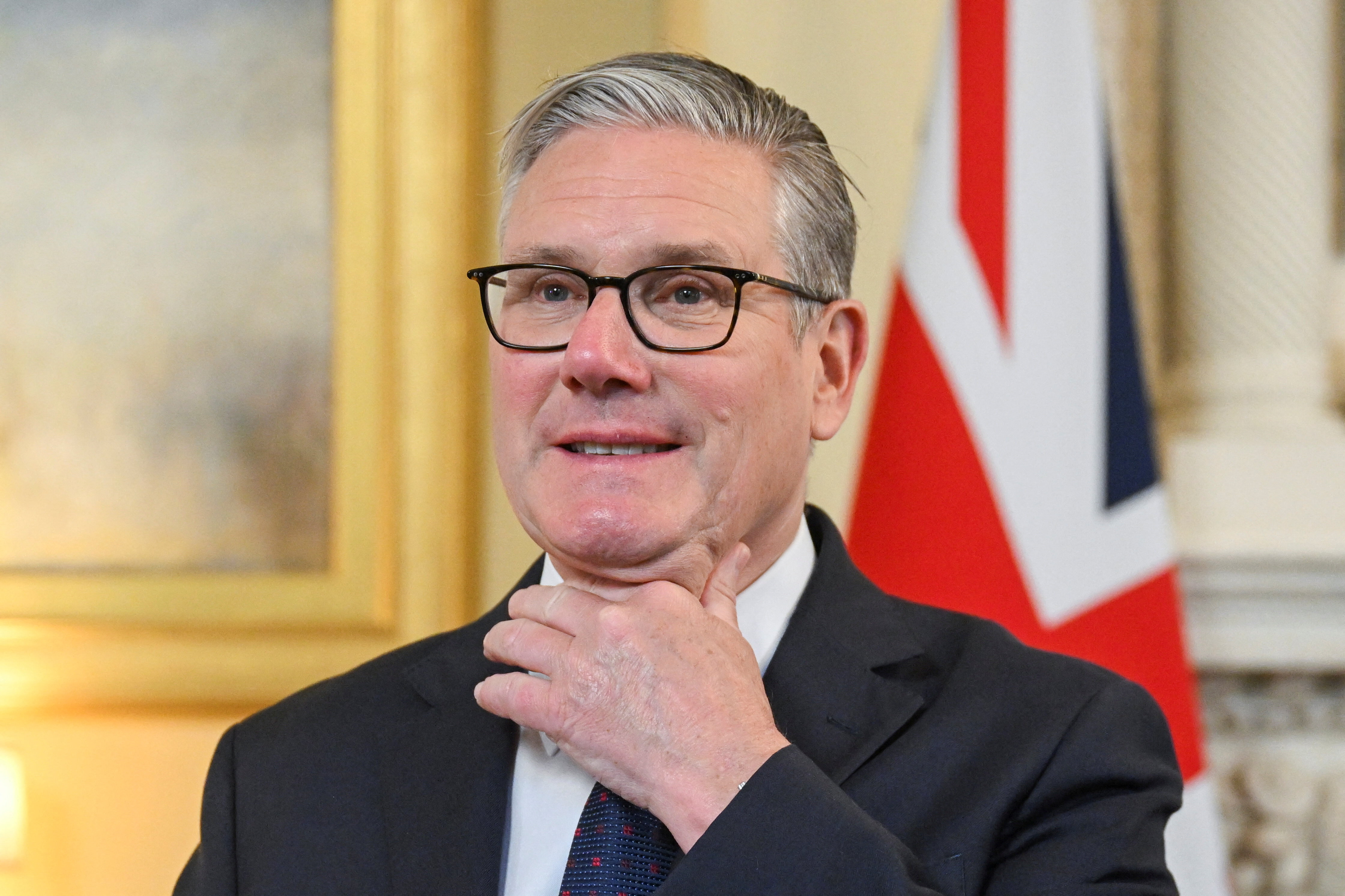 Britain's Prime Minister Keir Starmer hosts a reception to mark the introduction of the Small Business Protections (Late Payments) Bill, at 10 Downing Street in London, Britain, May 19, 2026. [Jaimi Joy/Reuters]