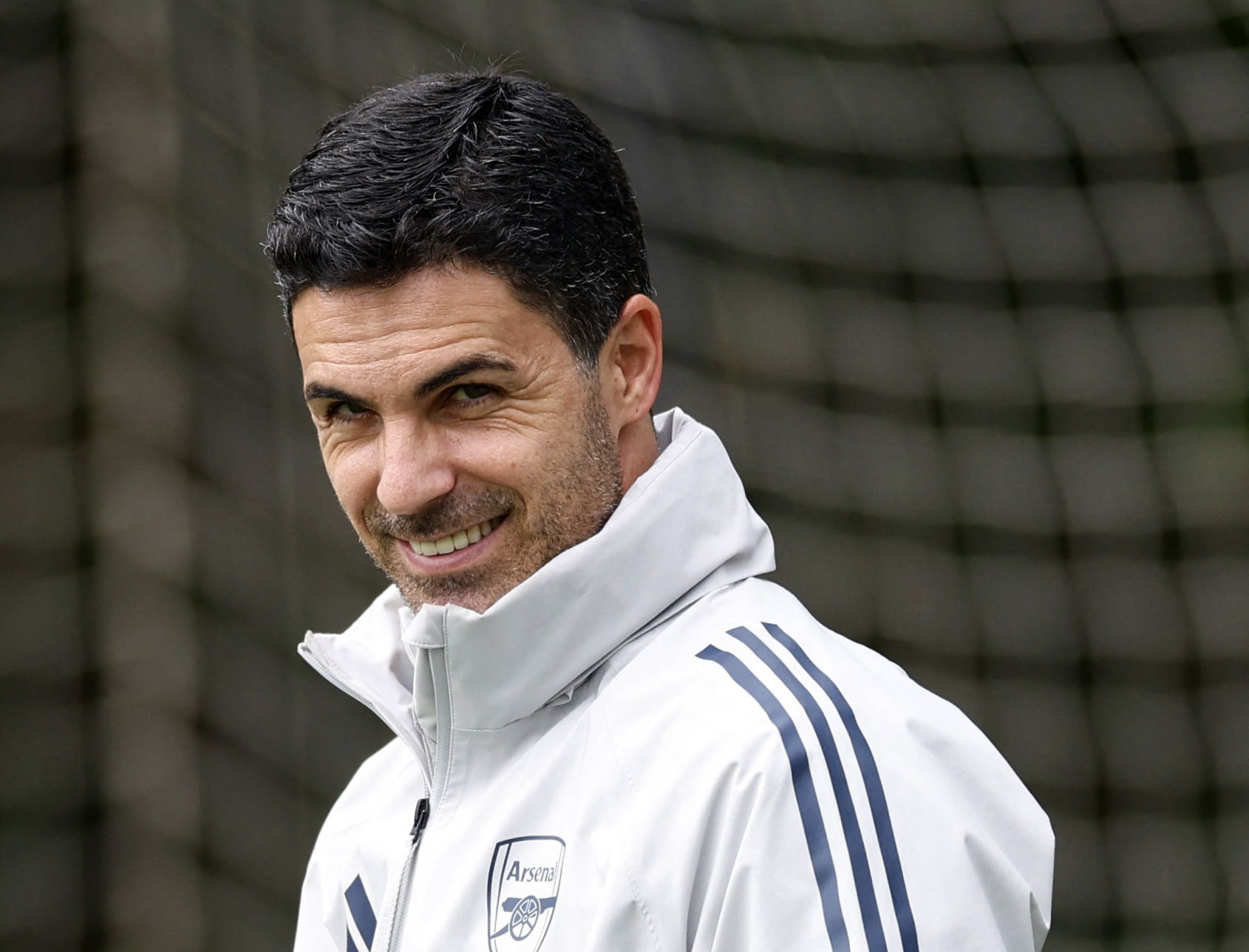 Arsenal manager Mikel Arteta during training