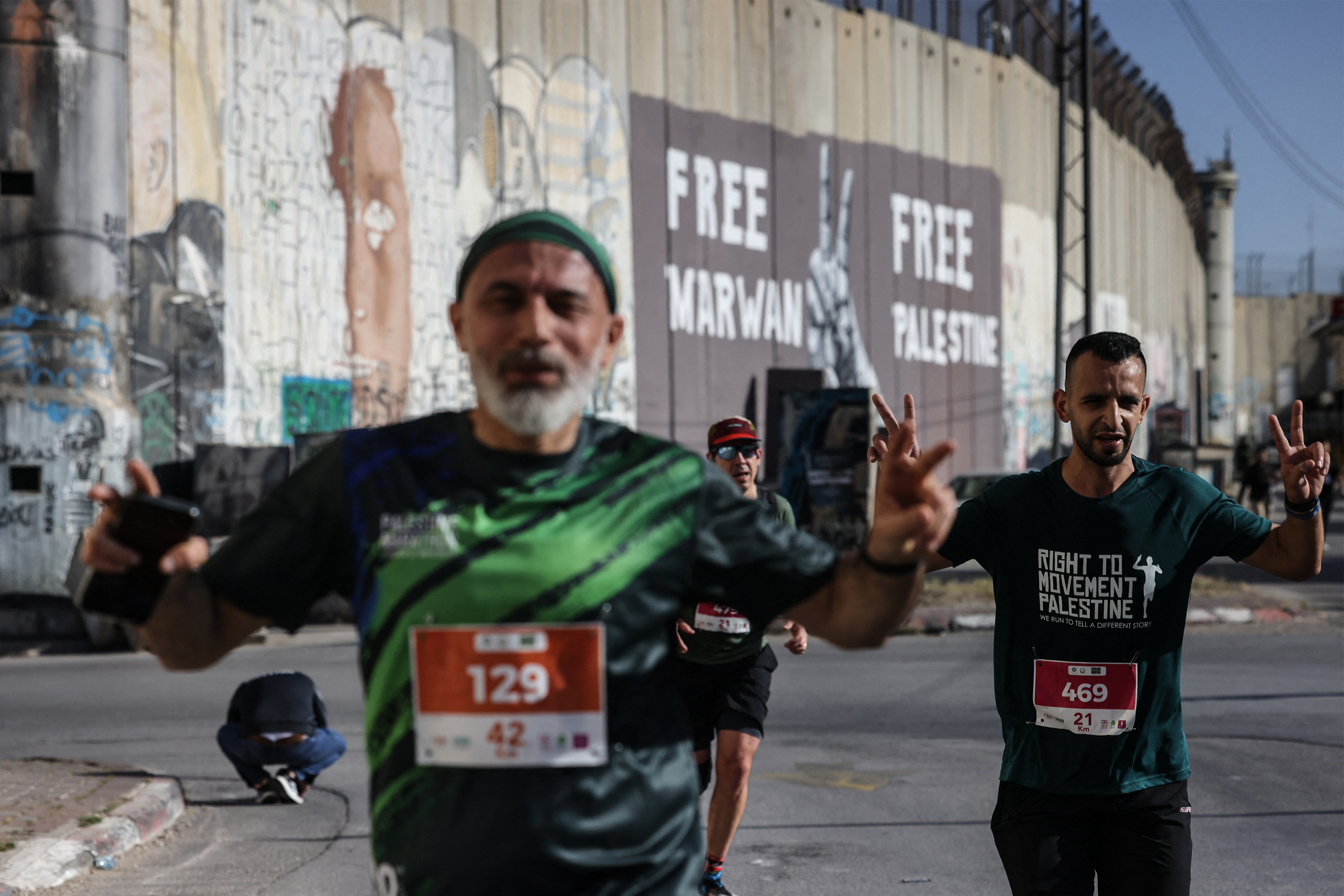 Thousands run Palestine marathon under shadow of Israel’s war on Gaza