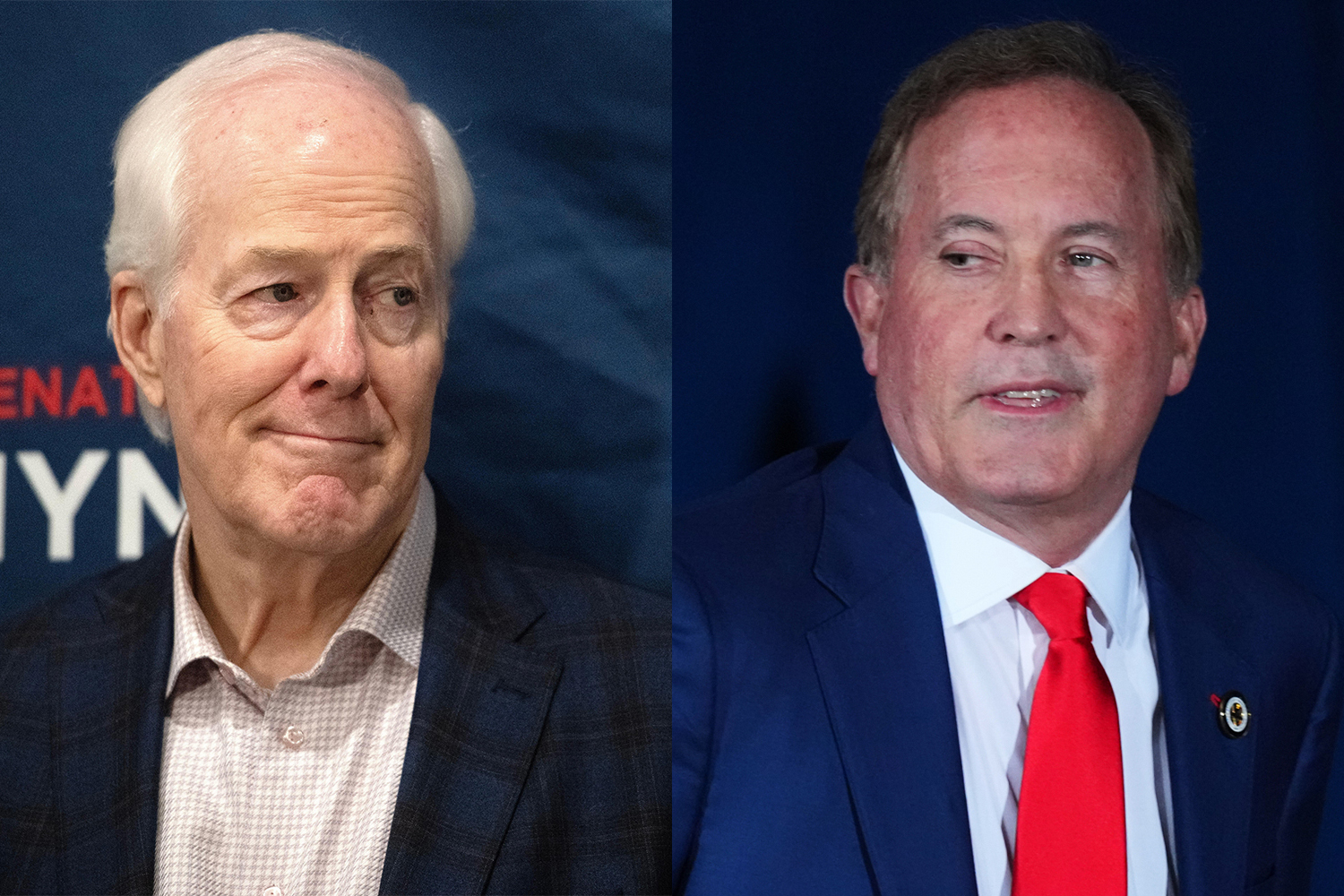 John Cornyn and Ken Paxton [AP Photo]