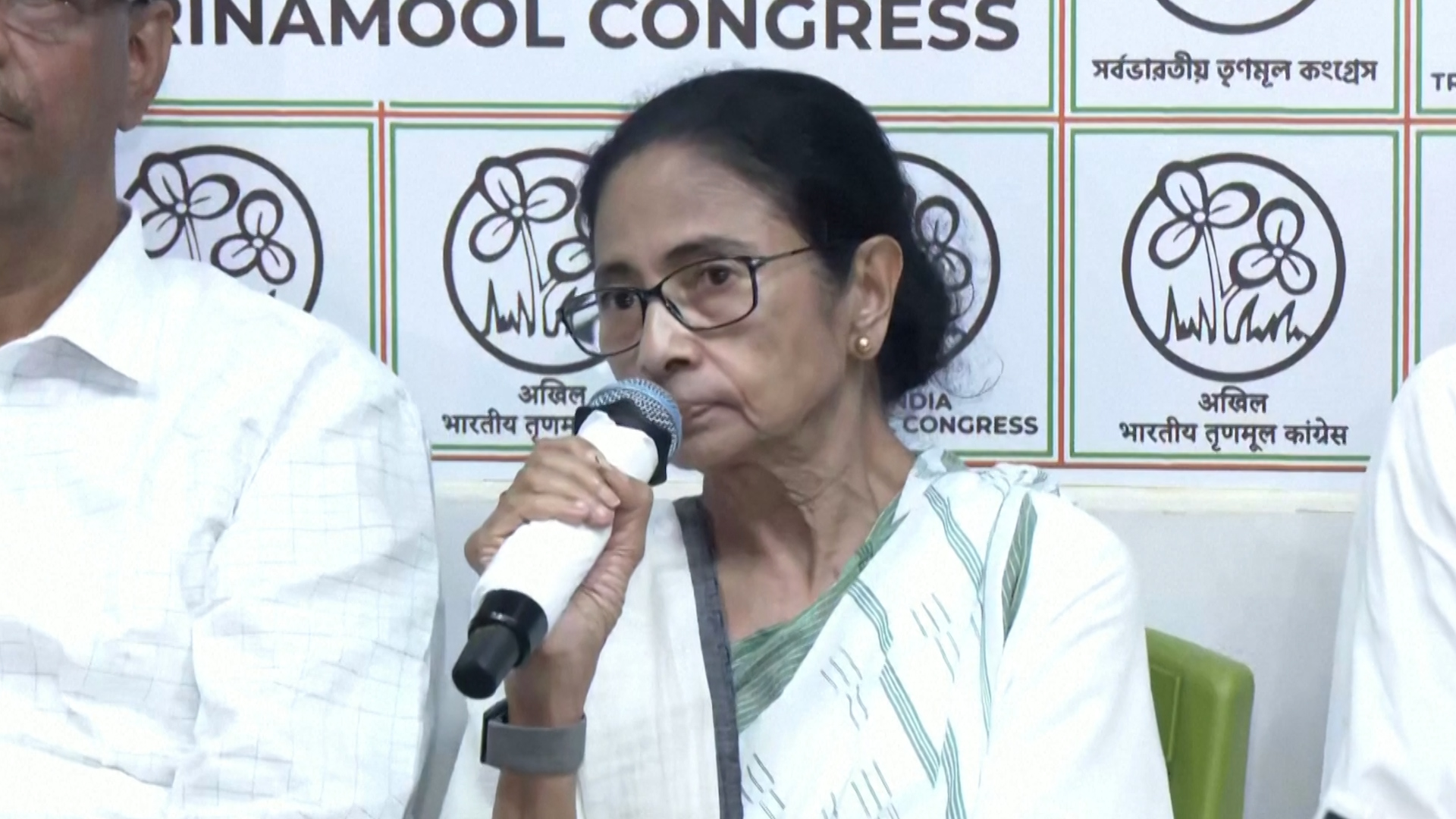Image of India's West Bengal state Chief Mamata Banerjee.