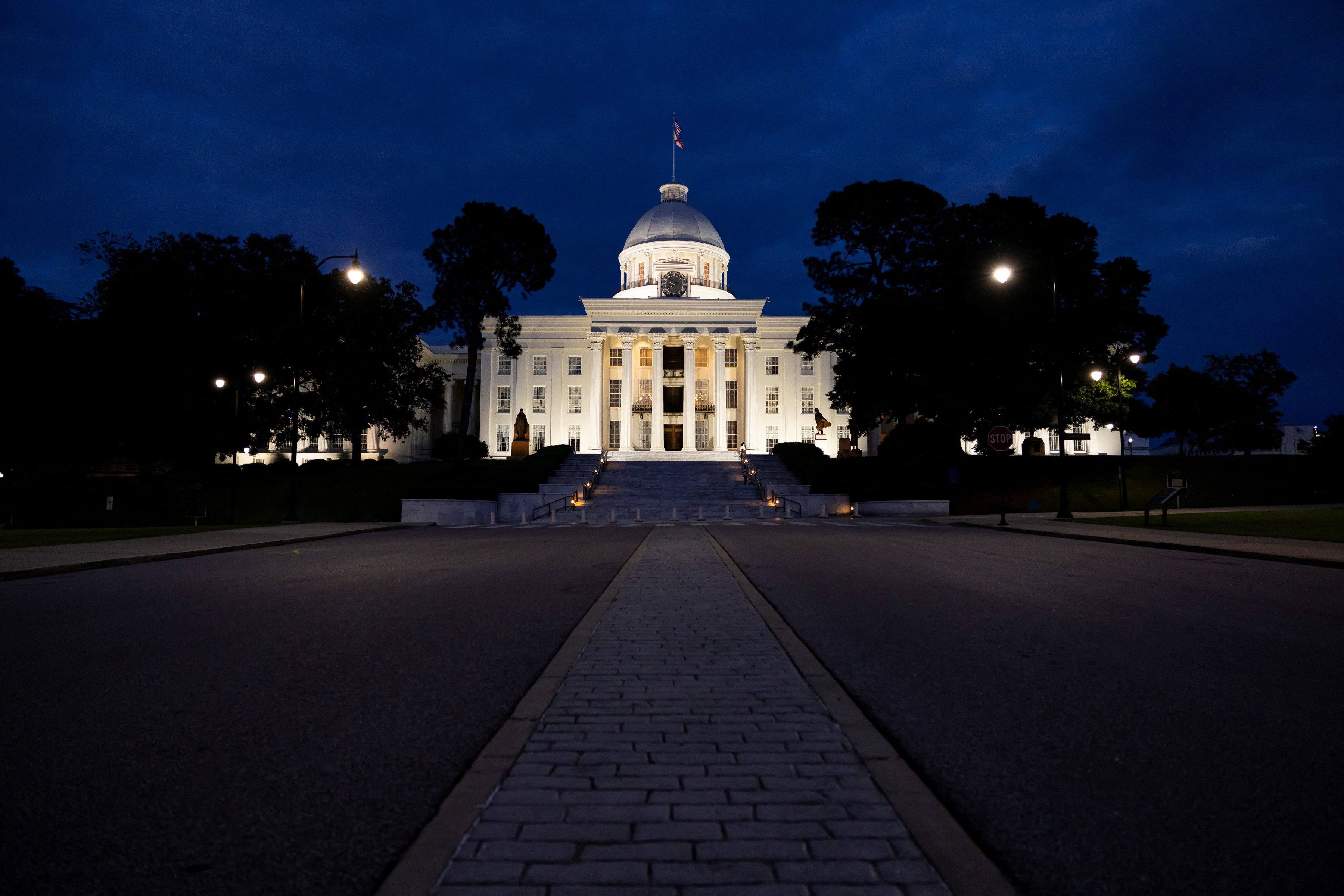 The Alabama State Capitol stands in Montgomery, Alabama, U.S., May 7, 2026. REUTERS/Kevin Mohatt