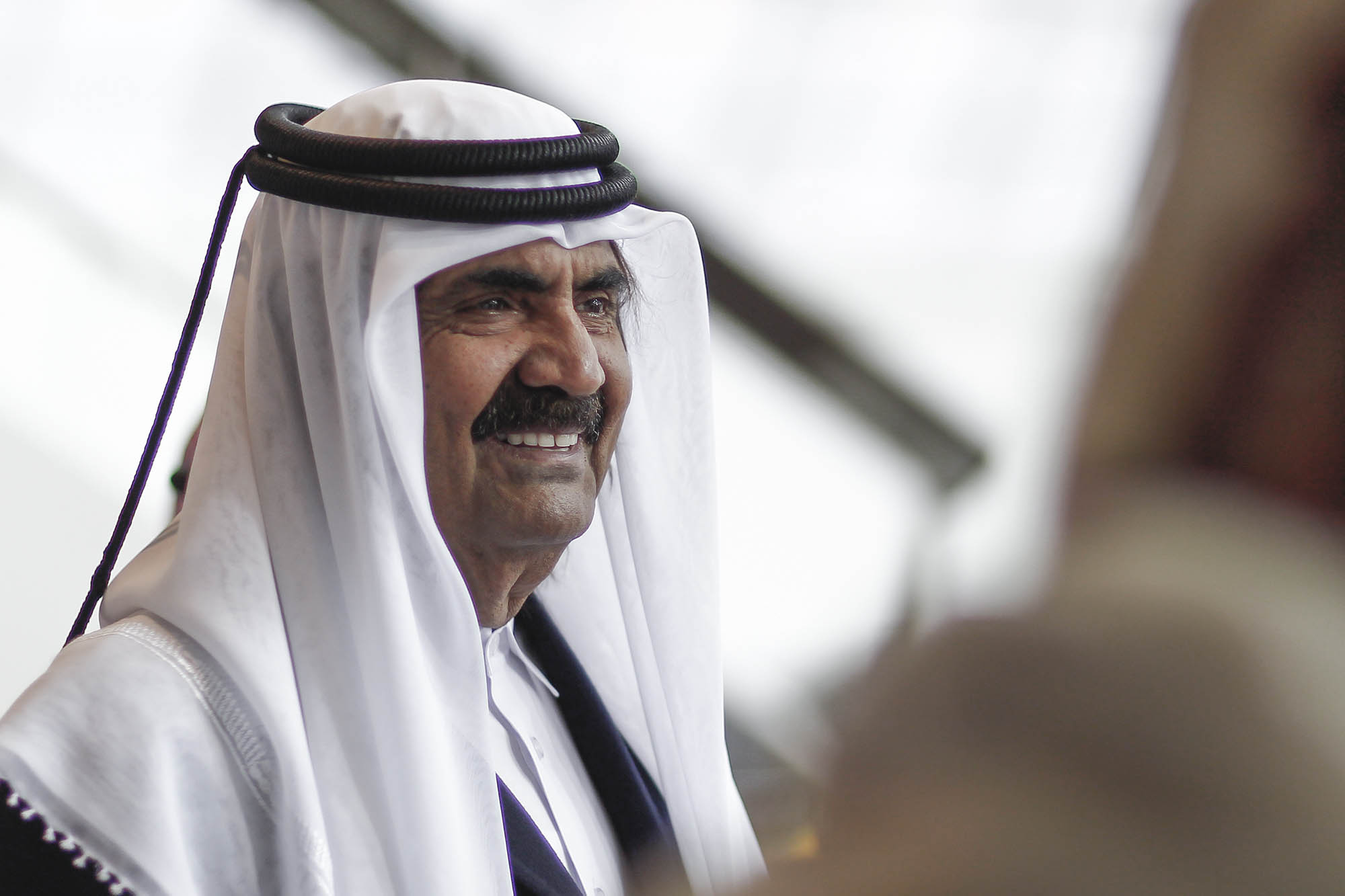 Former emir of Qatar Sheikh Hamad bin Khalifa al-Thani [Handout/The Amiri Diwan]