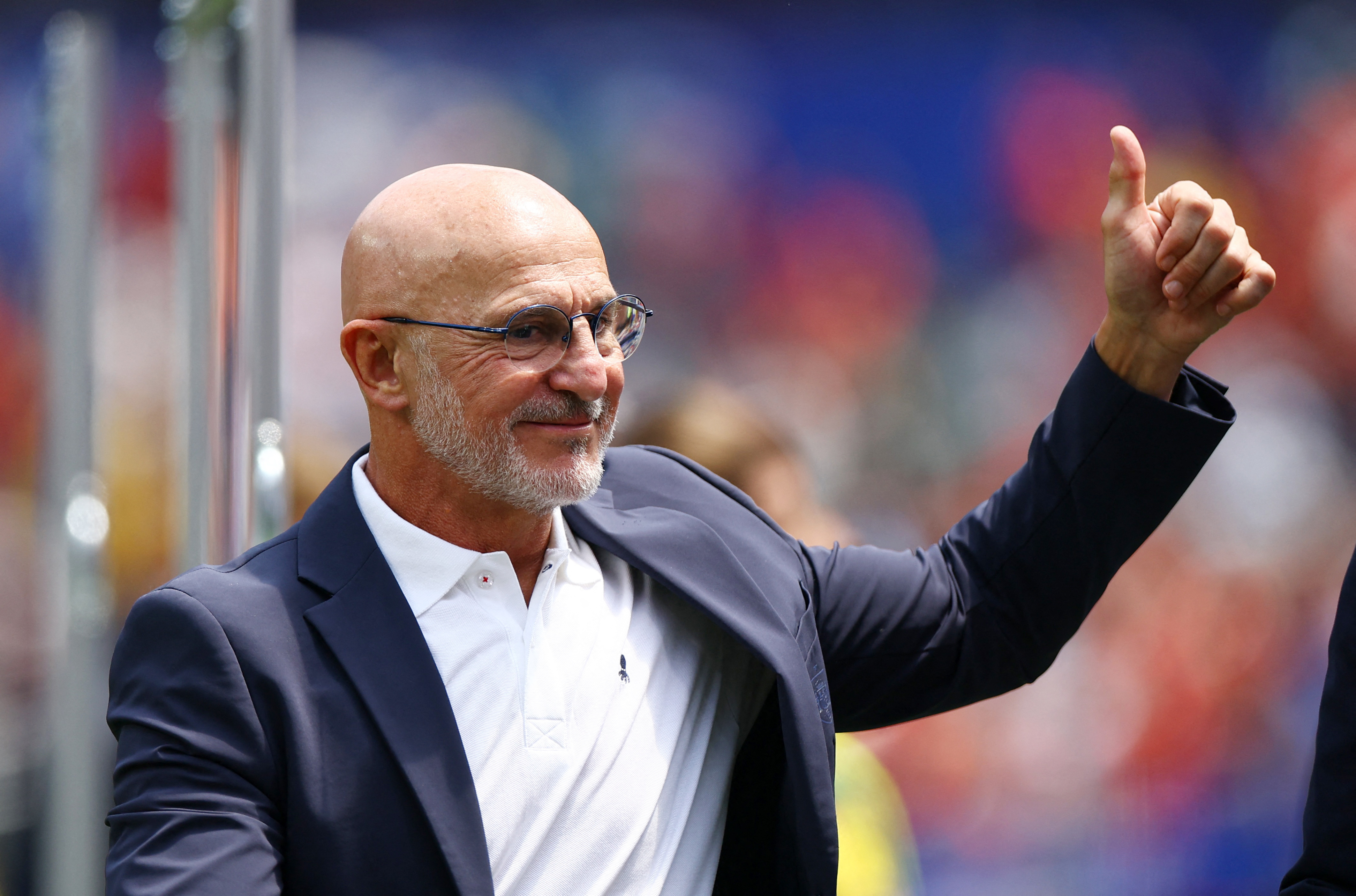 Spain coach Luis De La Fuente led La Roja to the 2026 FIFA World Cup triumph