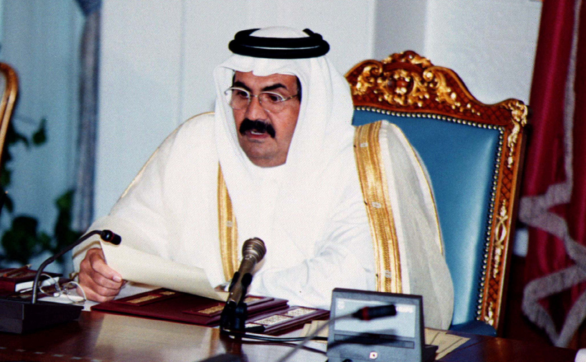 Former Emir Sheikh Hamad bin Khalifa Al Thani